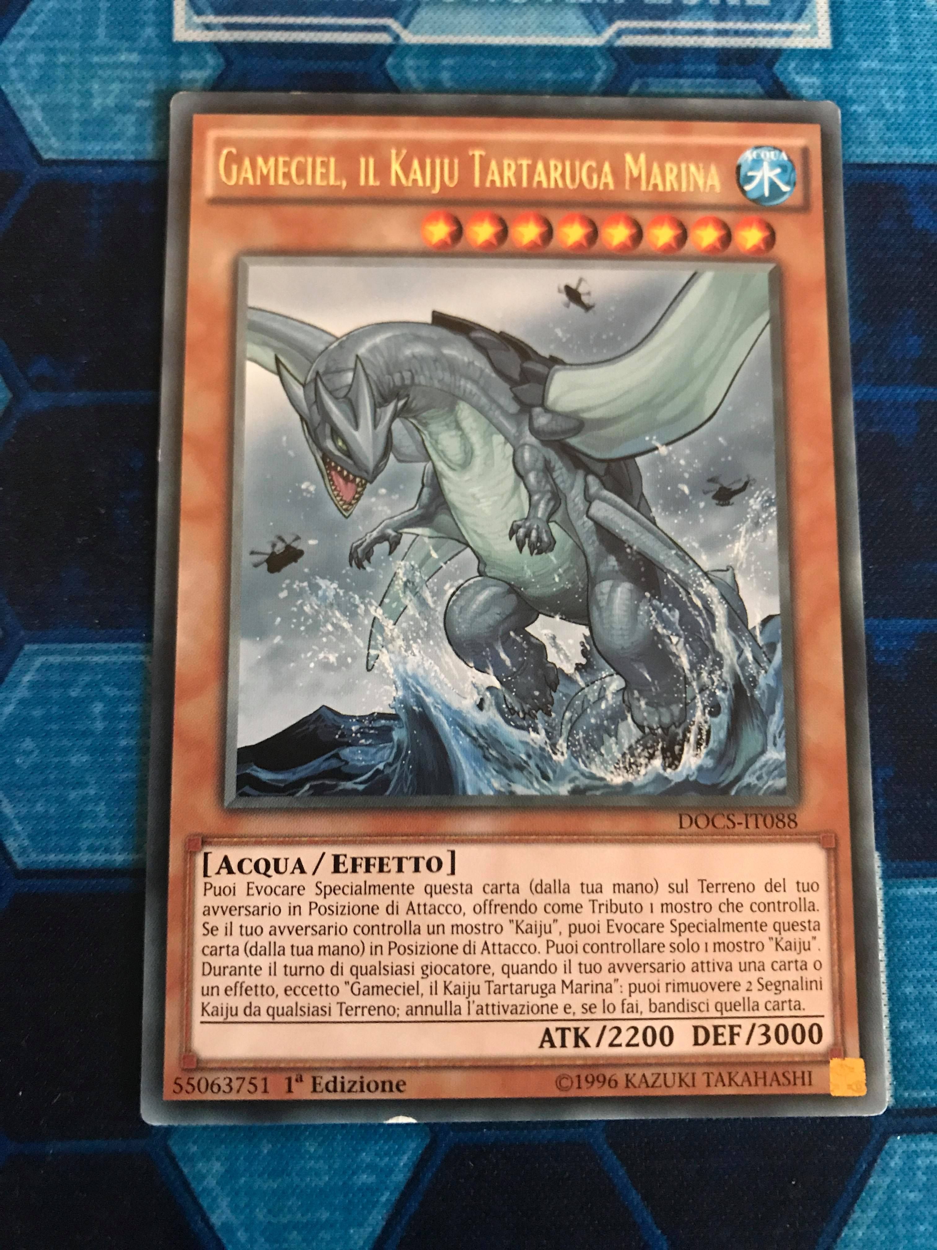 Yu Gi Oh Gameciel The Sea Kaiju Turtle Docs En0 Rare 1st Edition