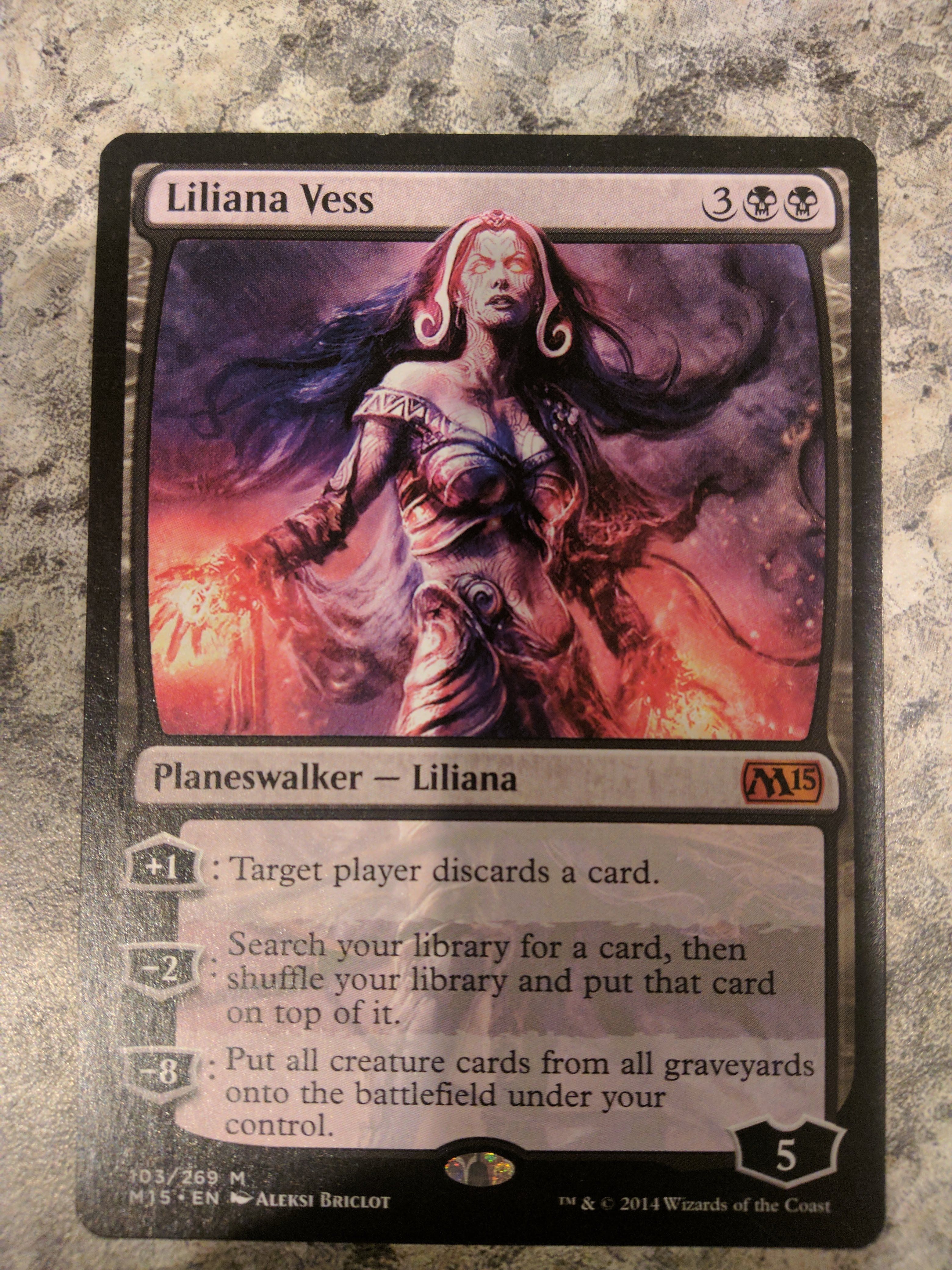 LILIANA VESS Magic: The Gathering, MTG) LILIANA VESS Magic LRW Mint ...