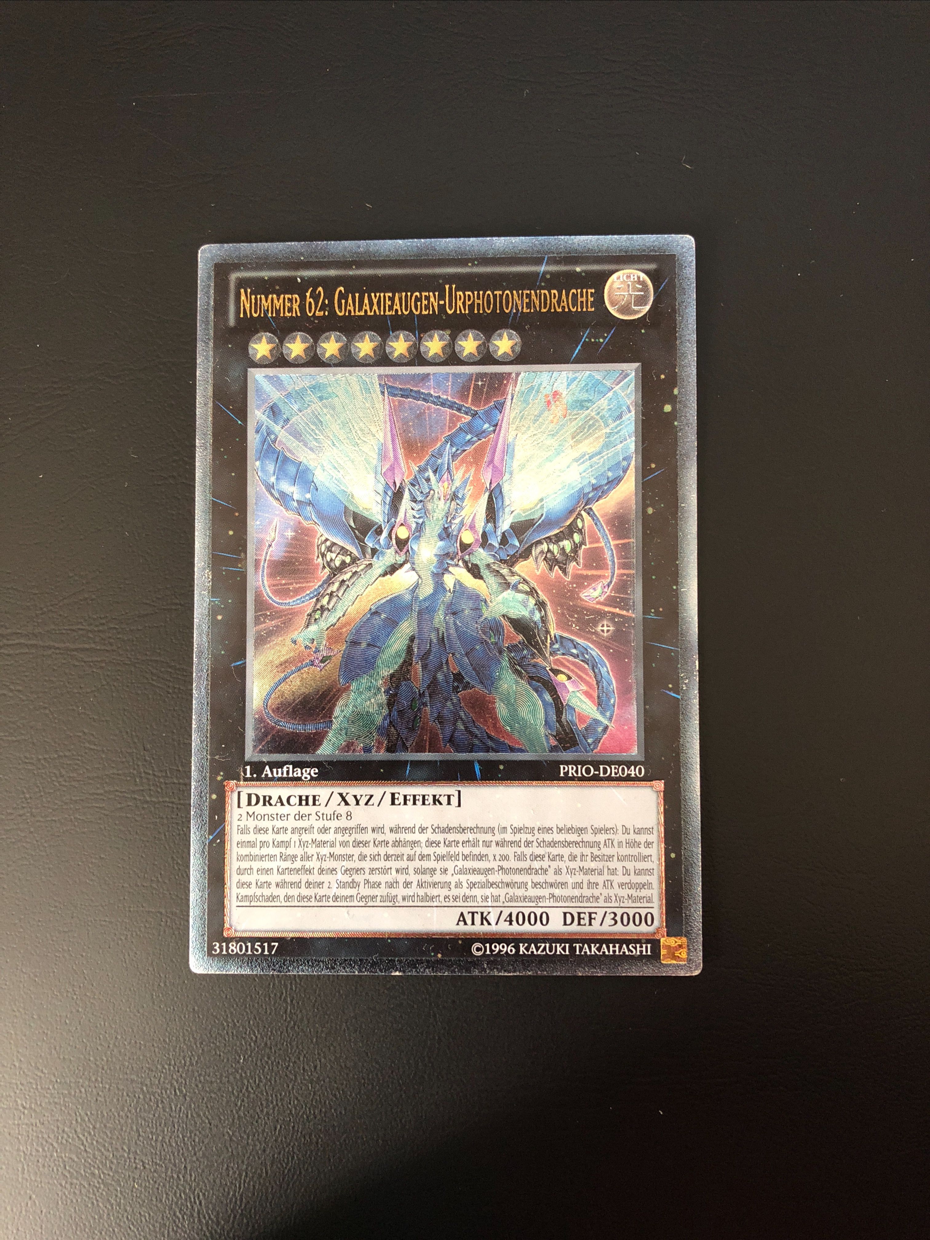 Ultra Rare 1st Prio En040 Galaxy Eyes Prime Photon Dragon Number 62 Yu Gi Oh Individual Cards