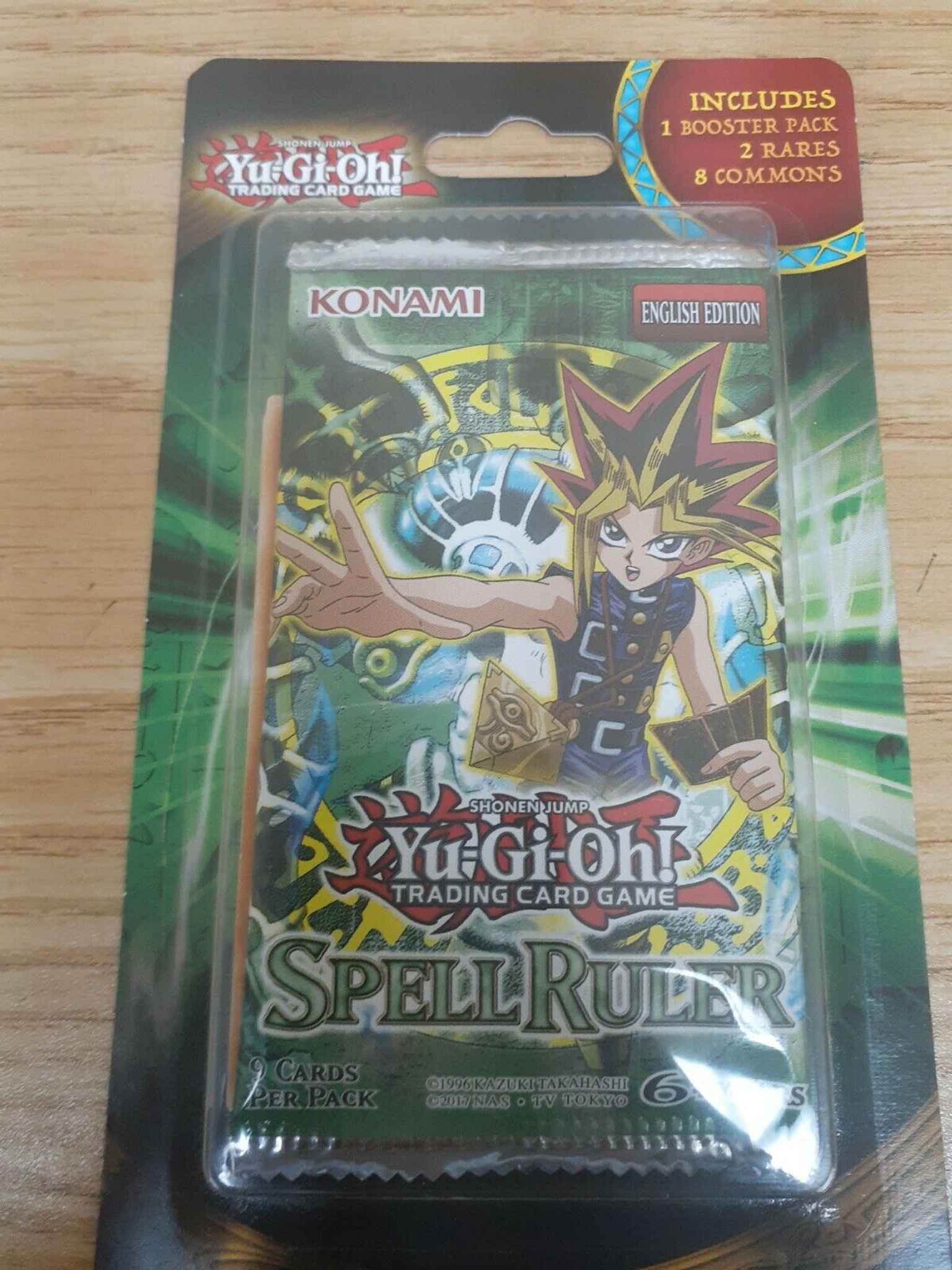 BLISTER PACK YUGIOH MAGIC RULER UNLIMITED EDITION FACTORY SEALED BOOSTER 