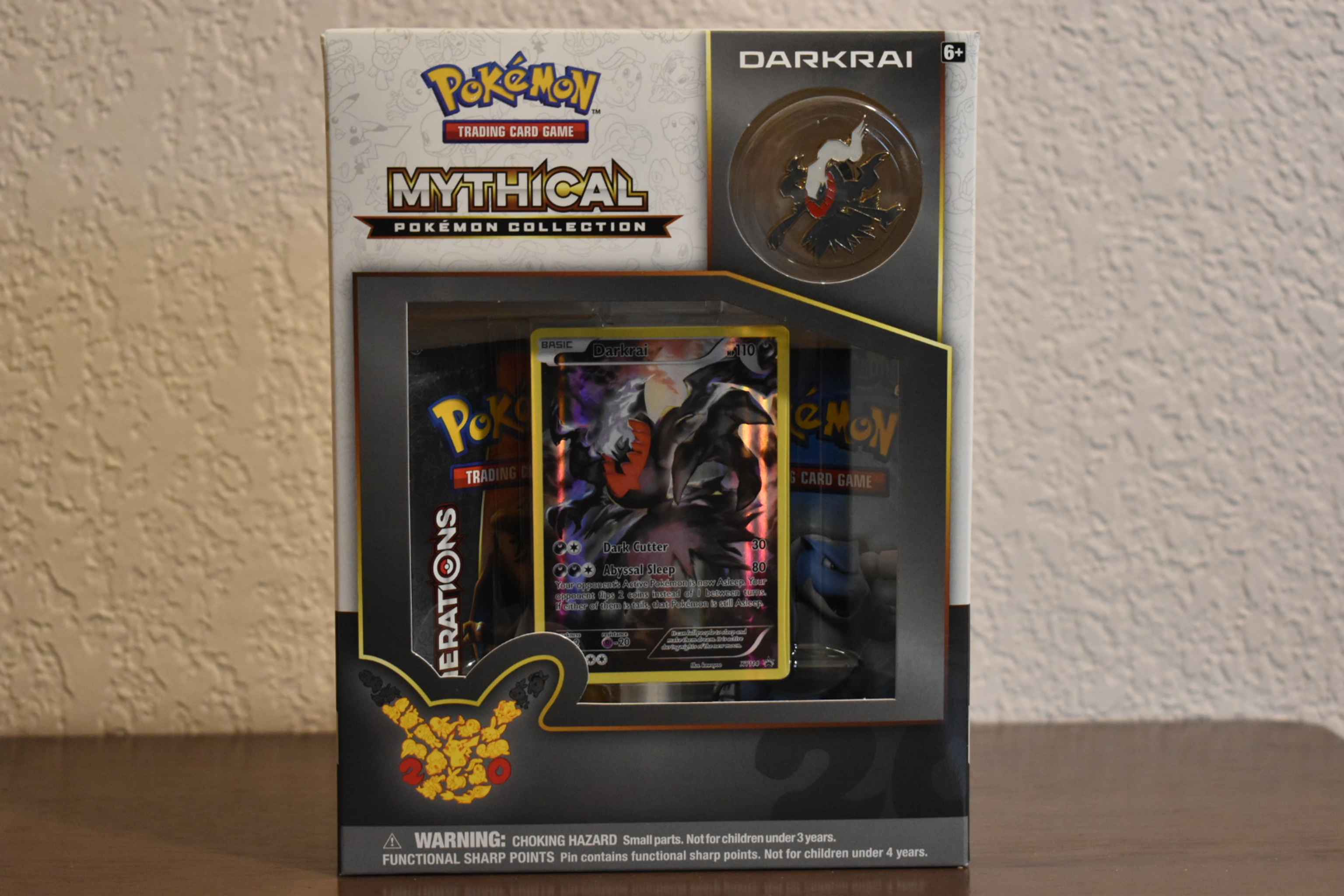 Pin Box Pokemon Generations New Darkrai Mythical Collection Sealed