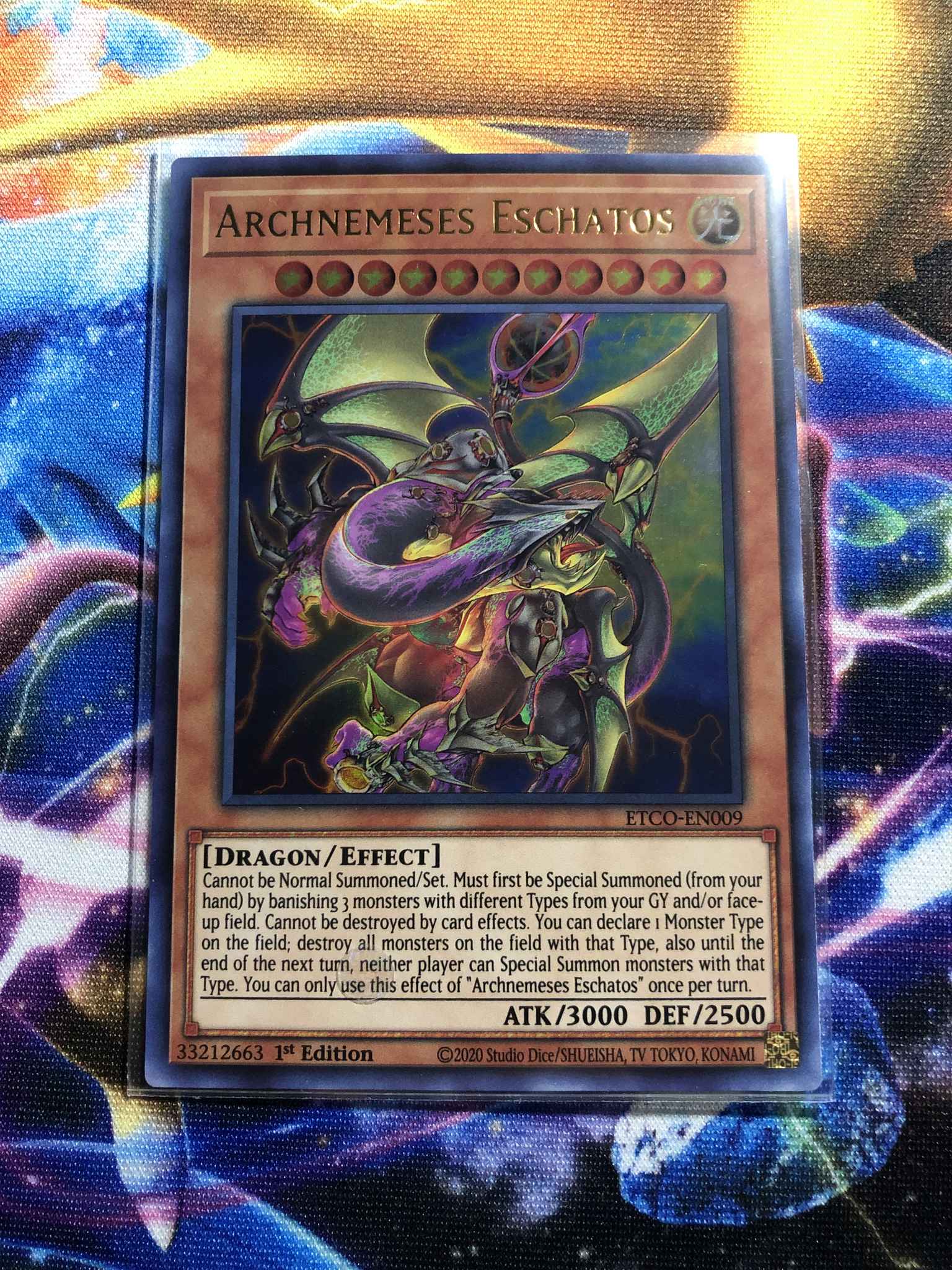 Archnemeses Eschatos ETCO-EN009 Ultra Rare 1st Edition YuGiOh 