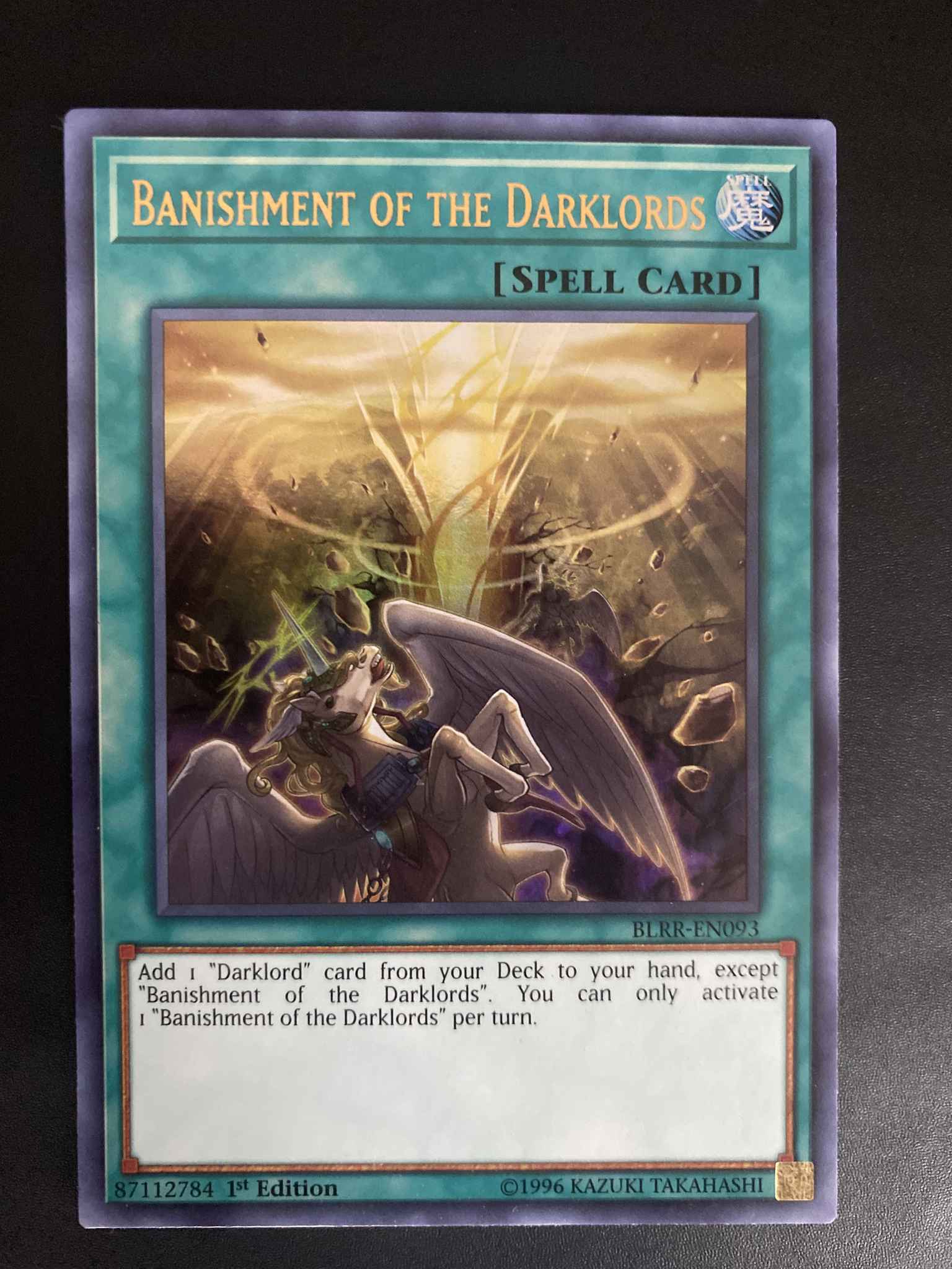 BLRR-EN093 Banishment of the Darklords Ultra Rare 1st Edition Mint YuGiOh Card 