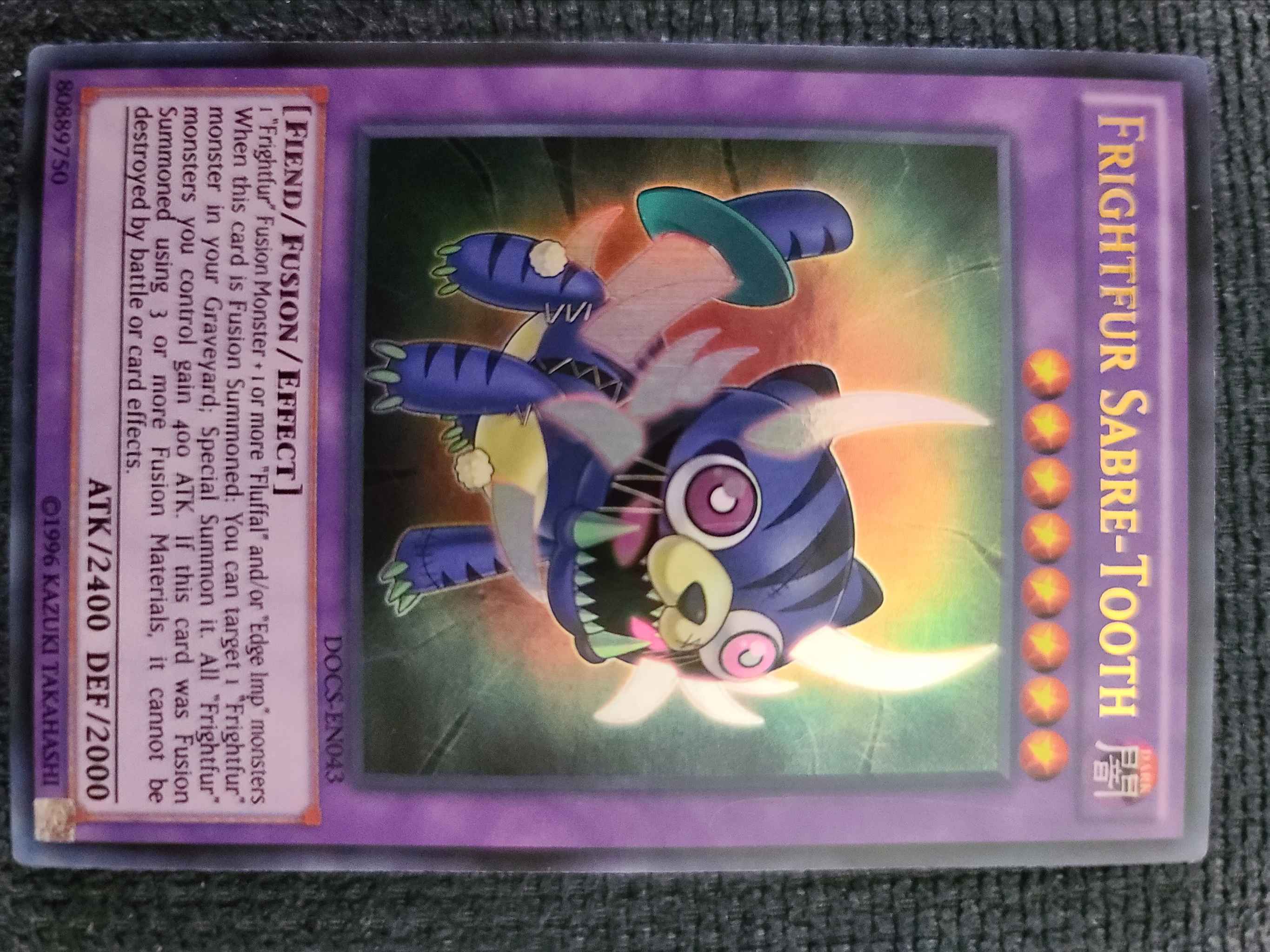 Frightfur Sabre Tooth Frightfur Sabre Tooth Dimension Of Chaos Yugioh