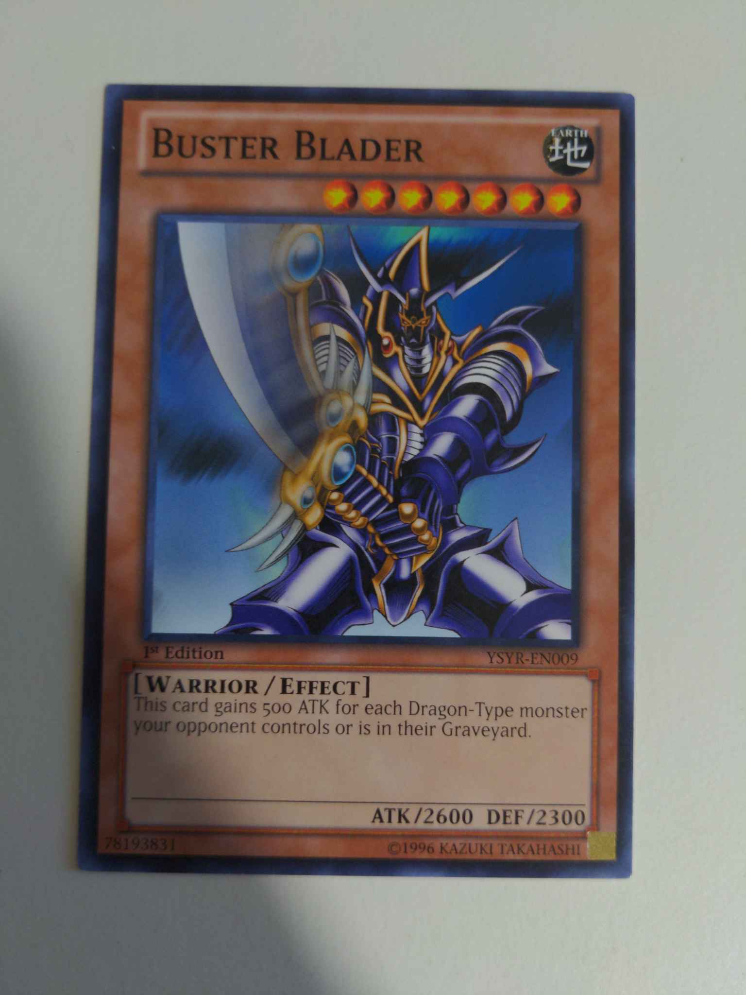 Buster Blader 1st Edition Common YGO Duelist Pack Yugi 