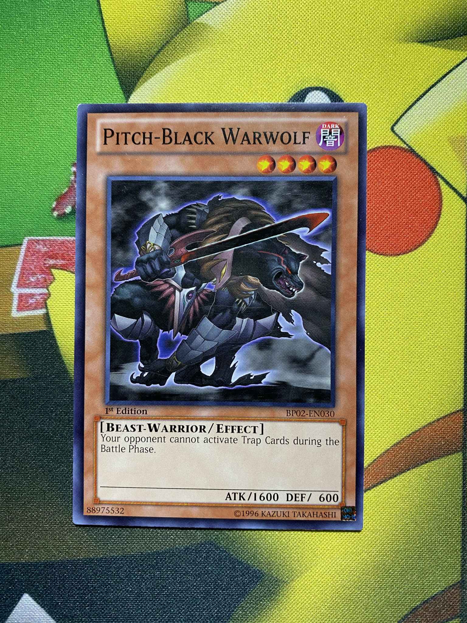BP02-EN030 Pitch-Black Warwolf 1st Edition Mint YuGiOh Card