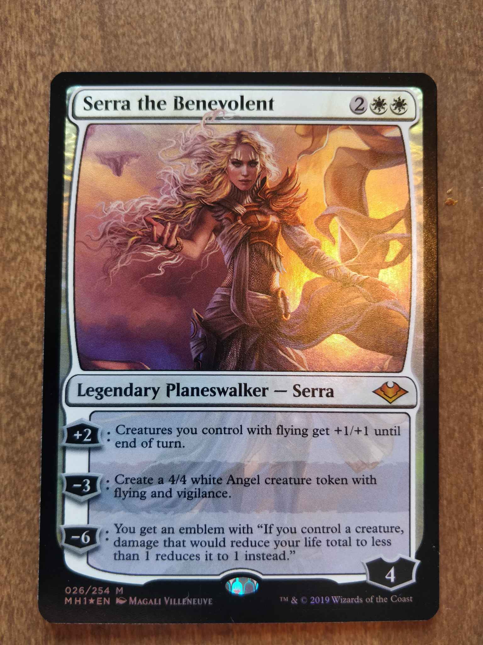 ***4x Serra the Benevolent*** MINT Modern Horizons MH1 MTG Magic Cards 