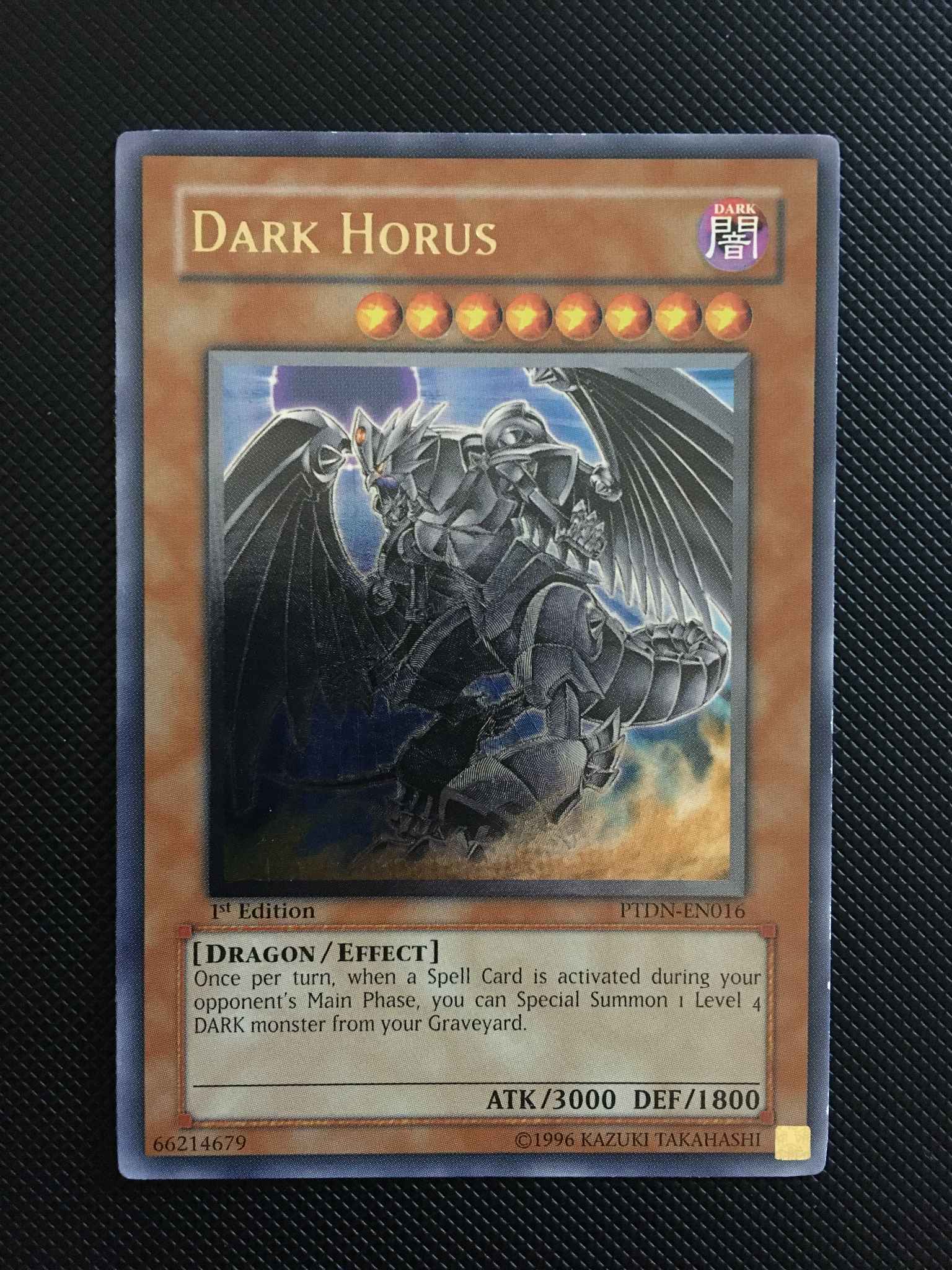 Ultra Rare NM Phantom Darkness Yugioh PTDN-EN016 Dark Horus 