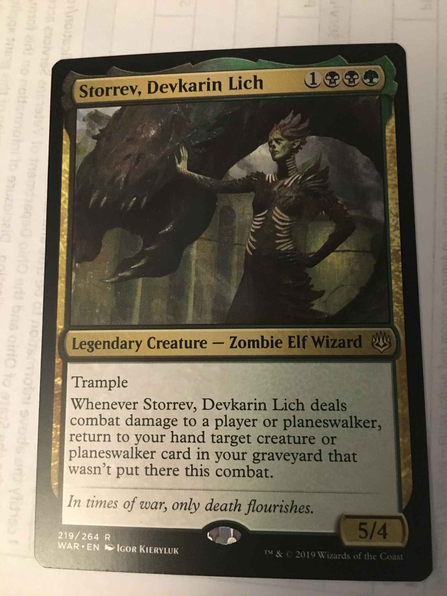 Storrev Devkarin Lich Storrev Devkarin Lich War Of The Spark Magic The Gathering Online Gaming Store For Cards Miniatures Singles Packs Booster Boxes