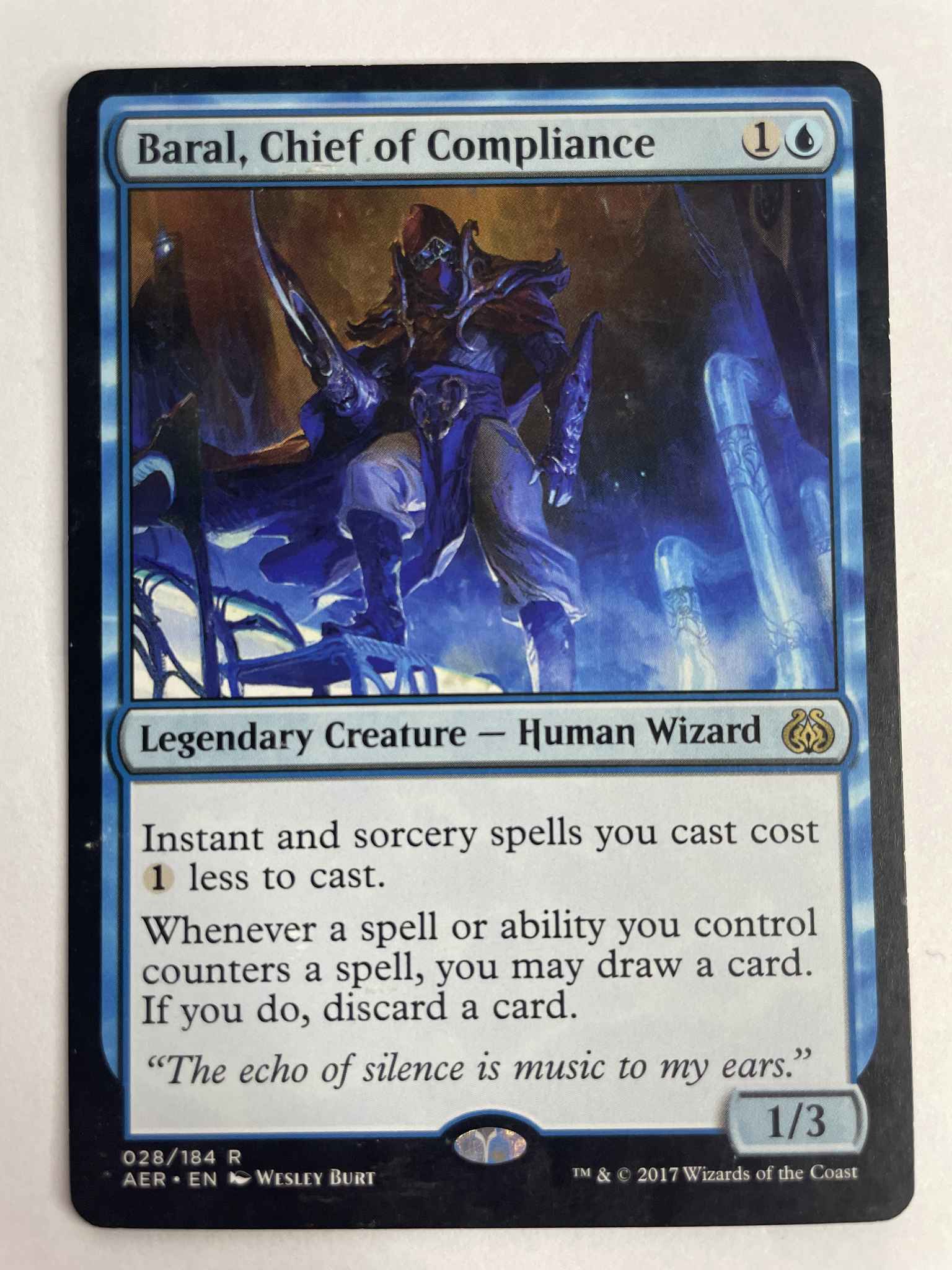 Chief of Compliance Baral MTG Aether Revolt x1 NM 