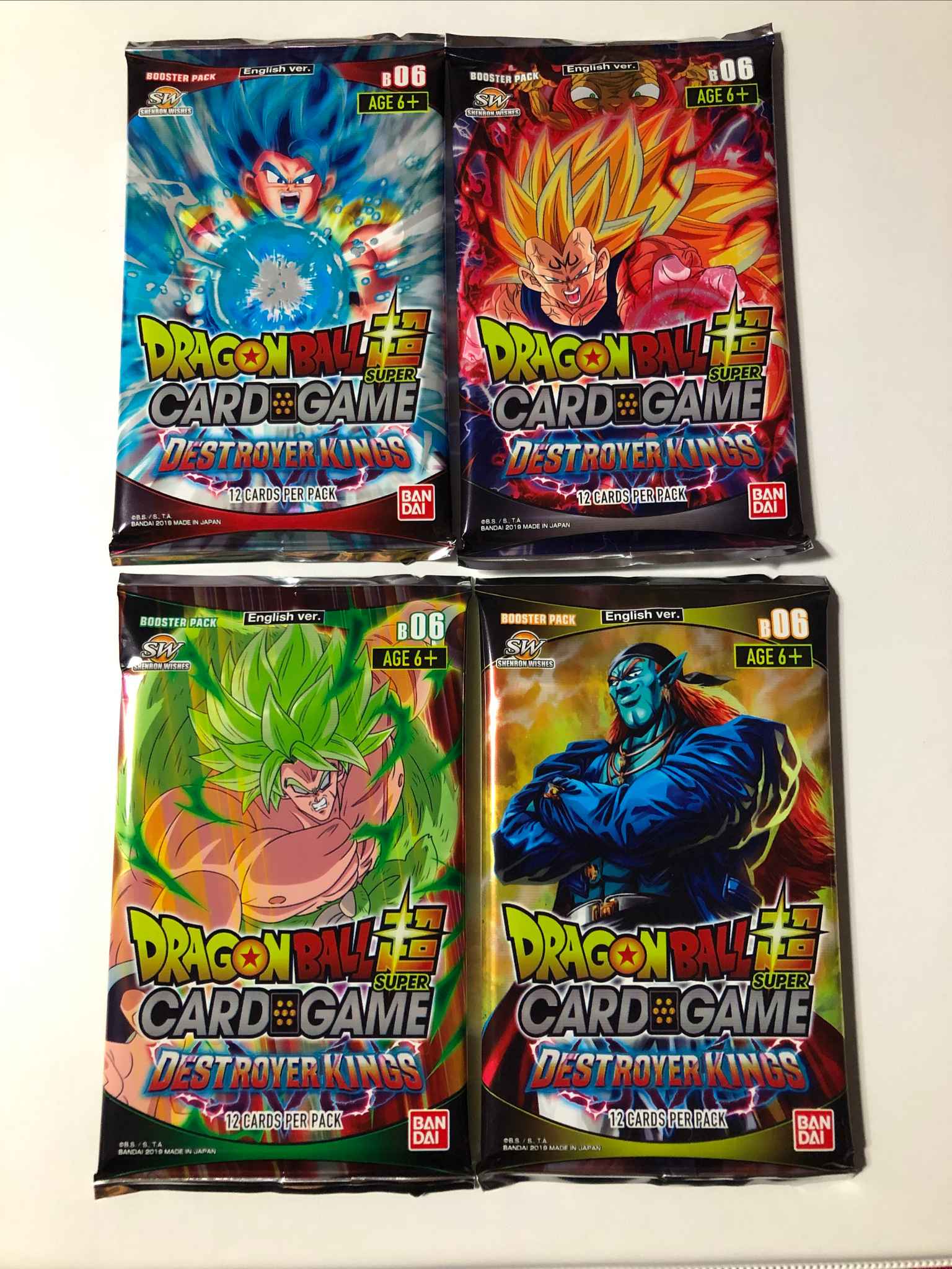 Dragon Ball Super Card Game Destroyer Kings Booster Pack 