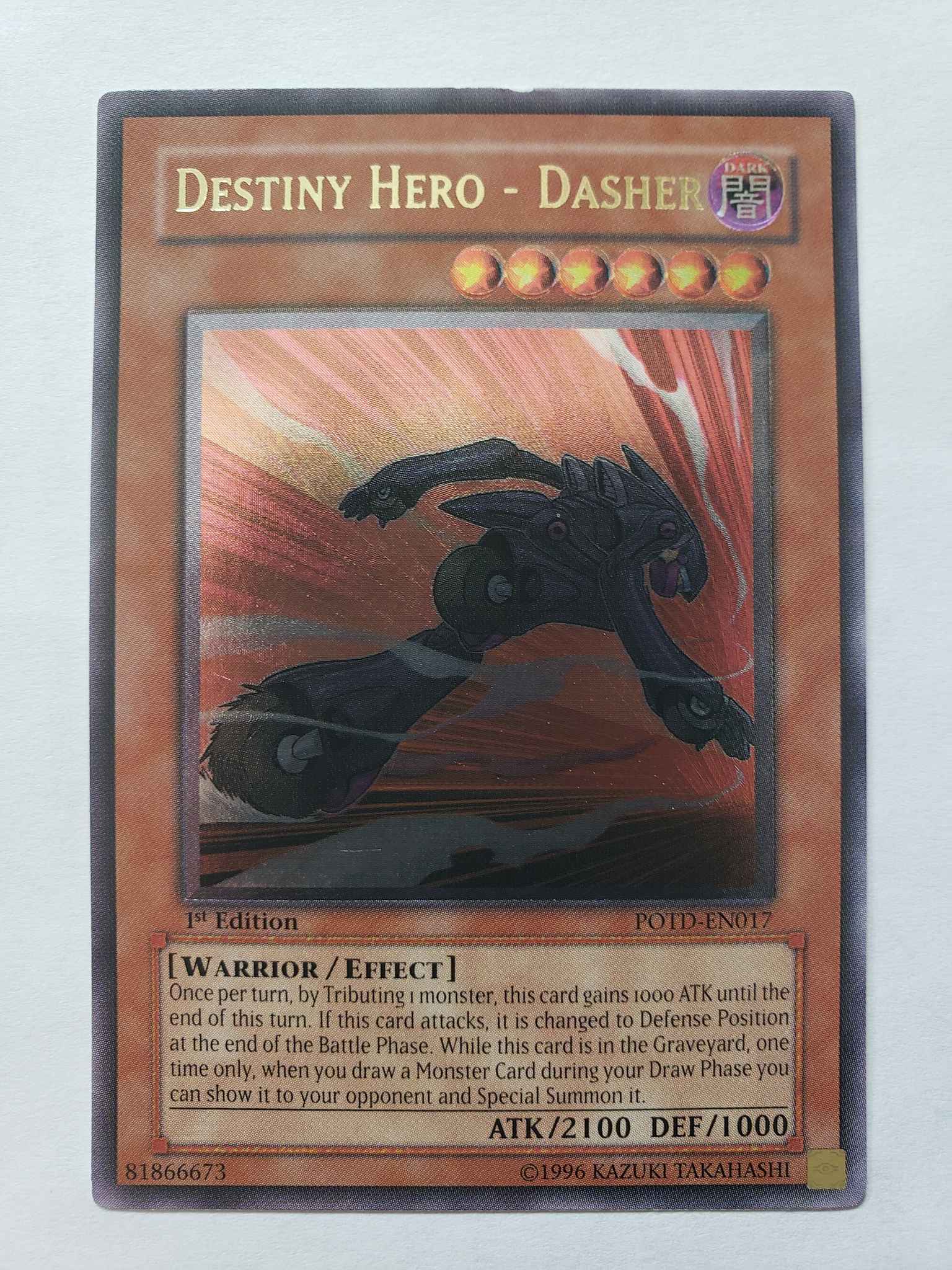 Destiny Hero Dasher Utr Destiny Hero Dasher Utr Power Of The Duelist Yugioh Online Gaming Store For Cards Miniatures Singles Packs Booster Boxes