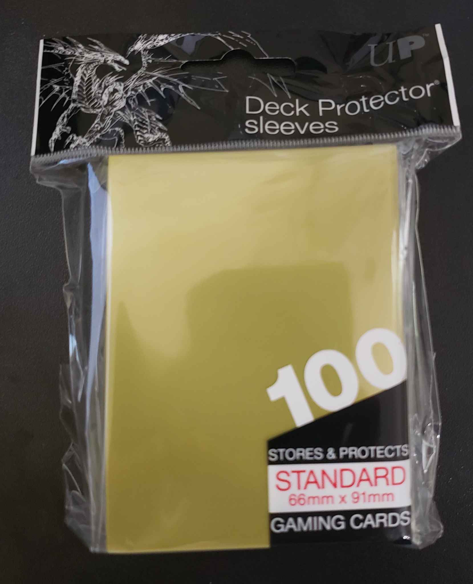 100 ct. Vintage Gold Standard Gold Deck Protectors