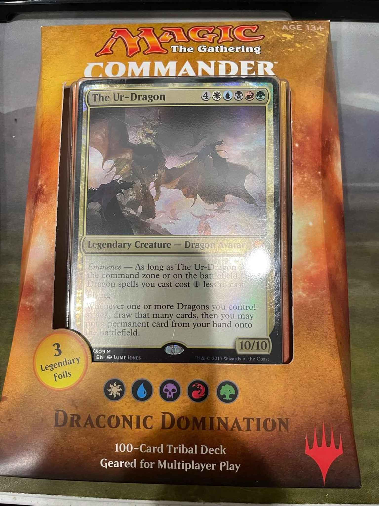 Mtg Commander 2017 Draconic Domination Factory Sealed
