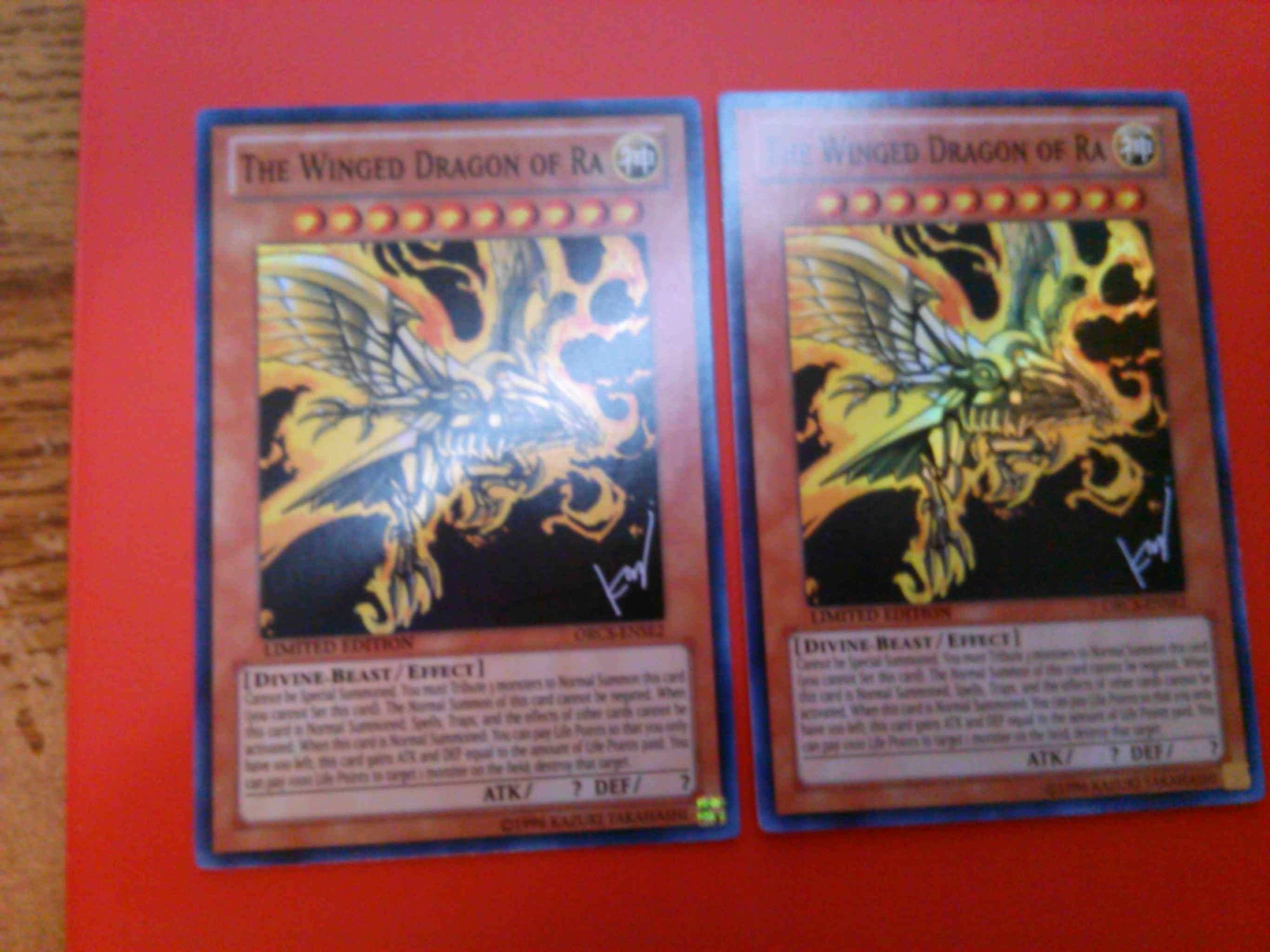 Yu-Gi-Oh! Super Rare The Winged Dragon of Ra - Order of Chaos: Special Edition ORCS-ENSE2 Limited Edition 