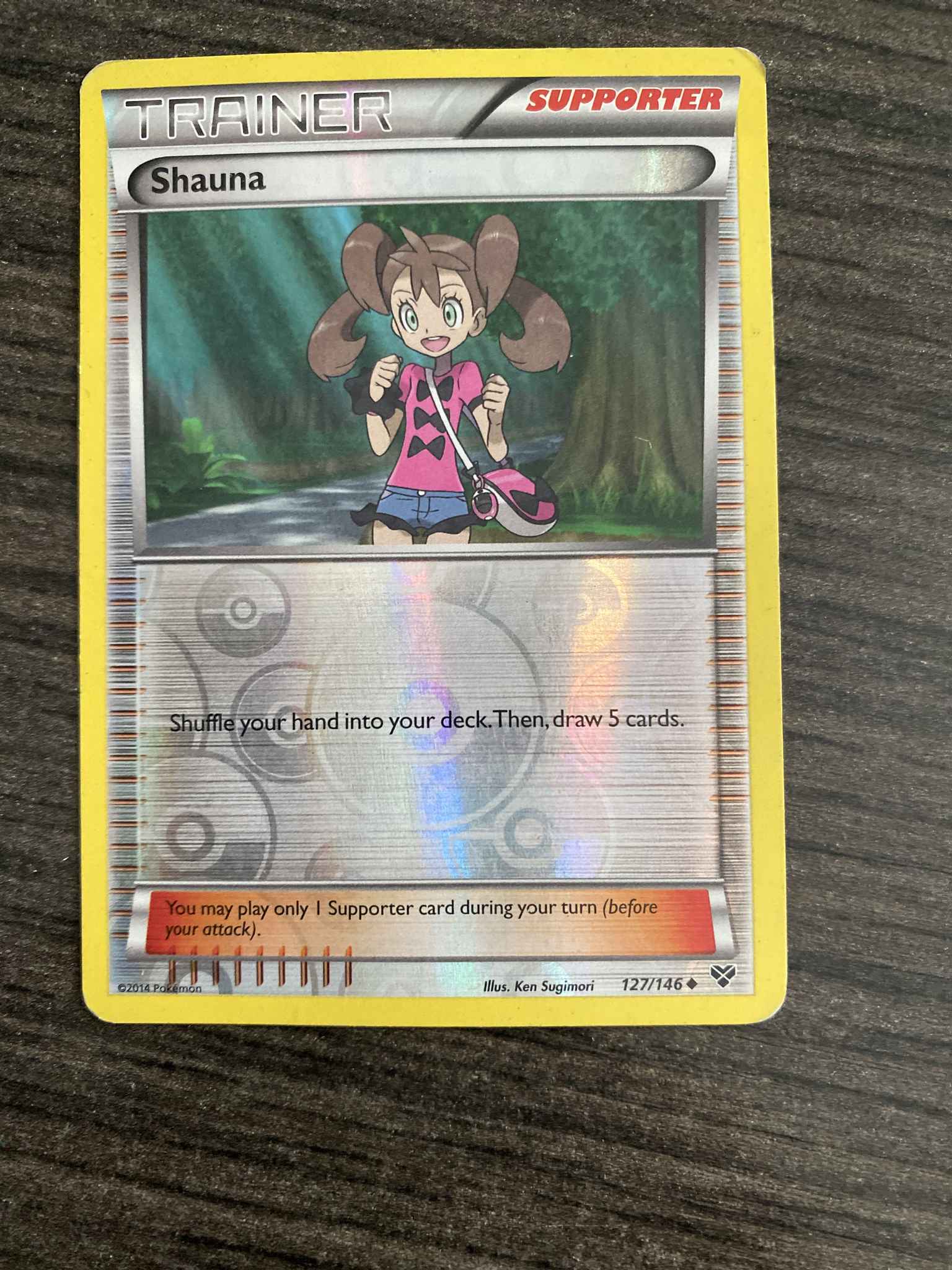 Pokemon XY Shauna 127/146 Uncommon Trainer Card 