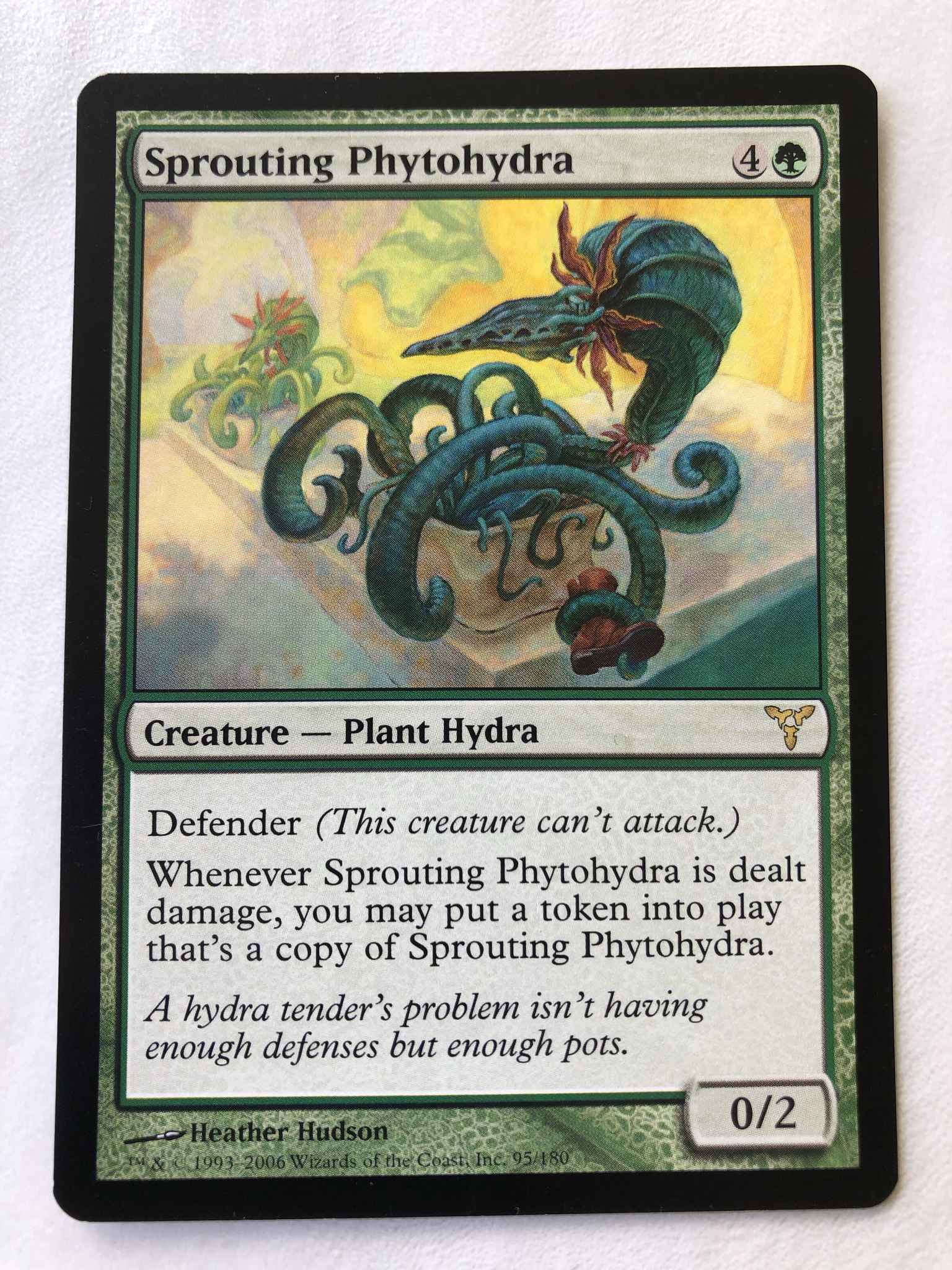 Sprouting Phytohydra FOIL Dissension PLD Green Rare MAGIC MTG CARD ABUGames