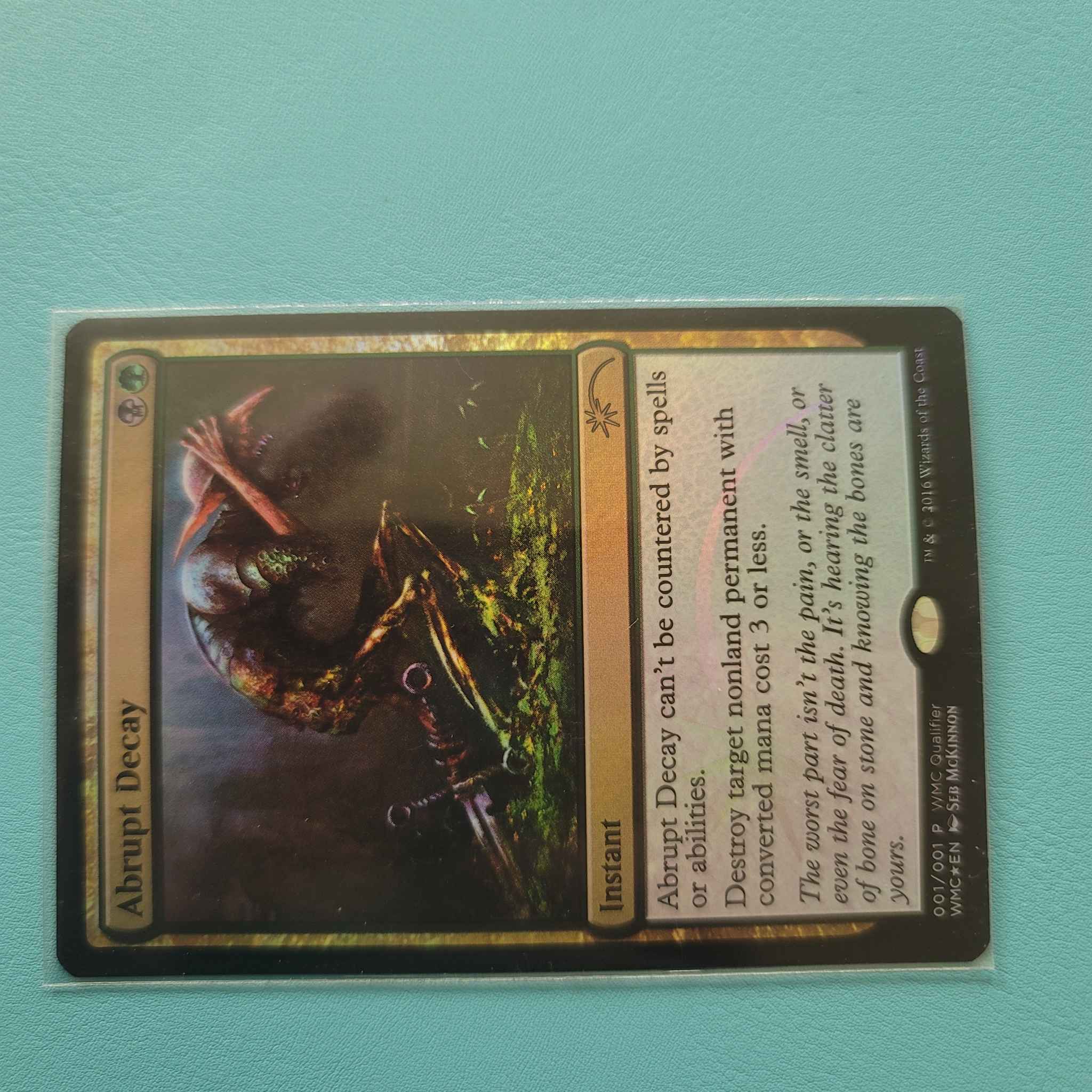 MTG Abrupt Decay Promo Accepted Offers 