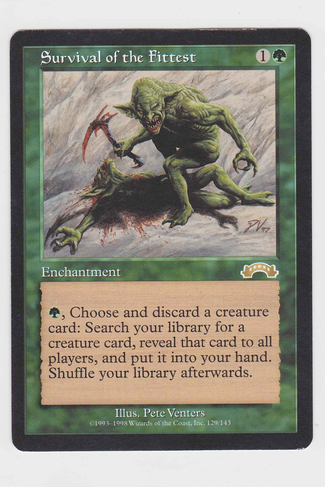The Gathering MTG Exodus Survival Of The Fittest M/NM Magic