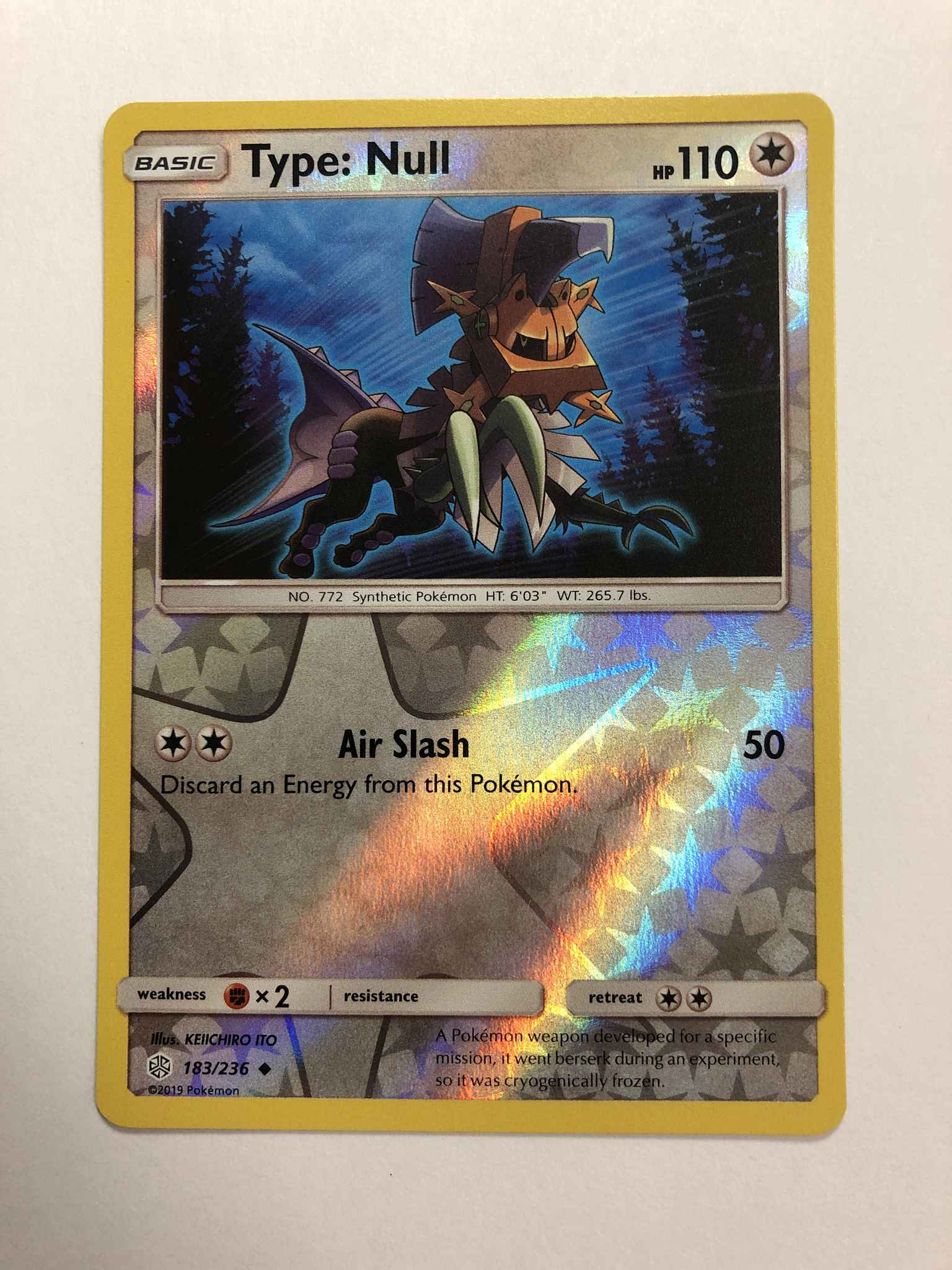 4x Type: Null ptcgo in Game Card 110 HP - for Pokemon TCG Online
