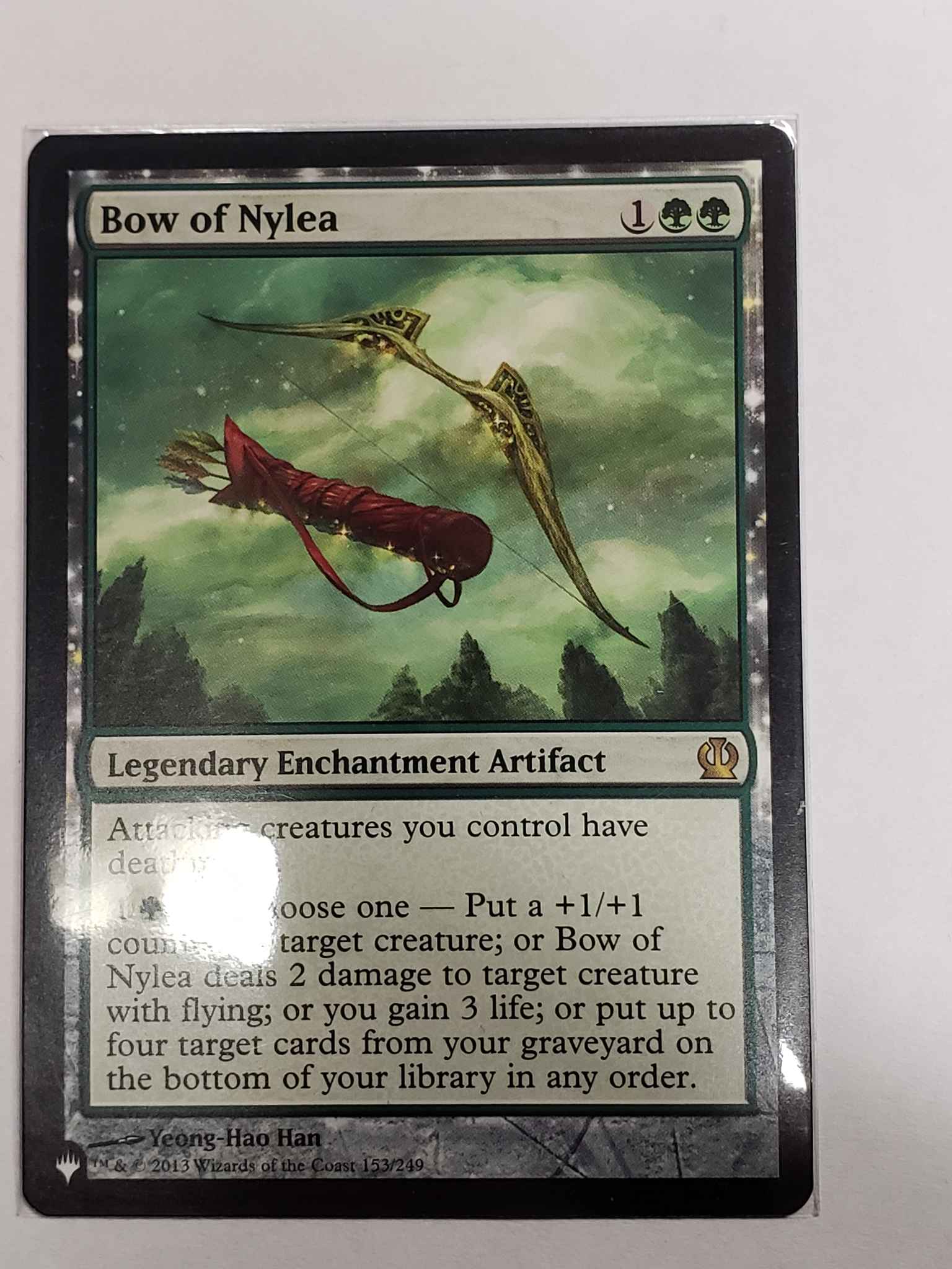 Bow of Nylea // NM // Theros // engl // Magic the Gathering 