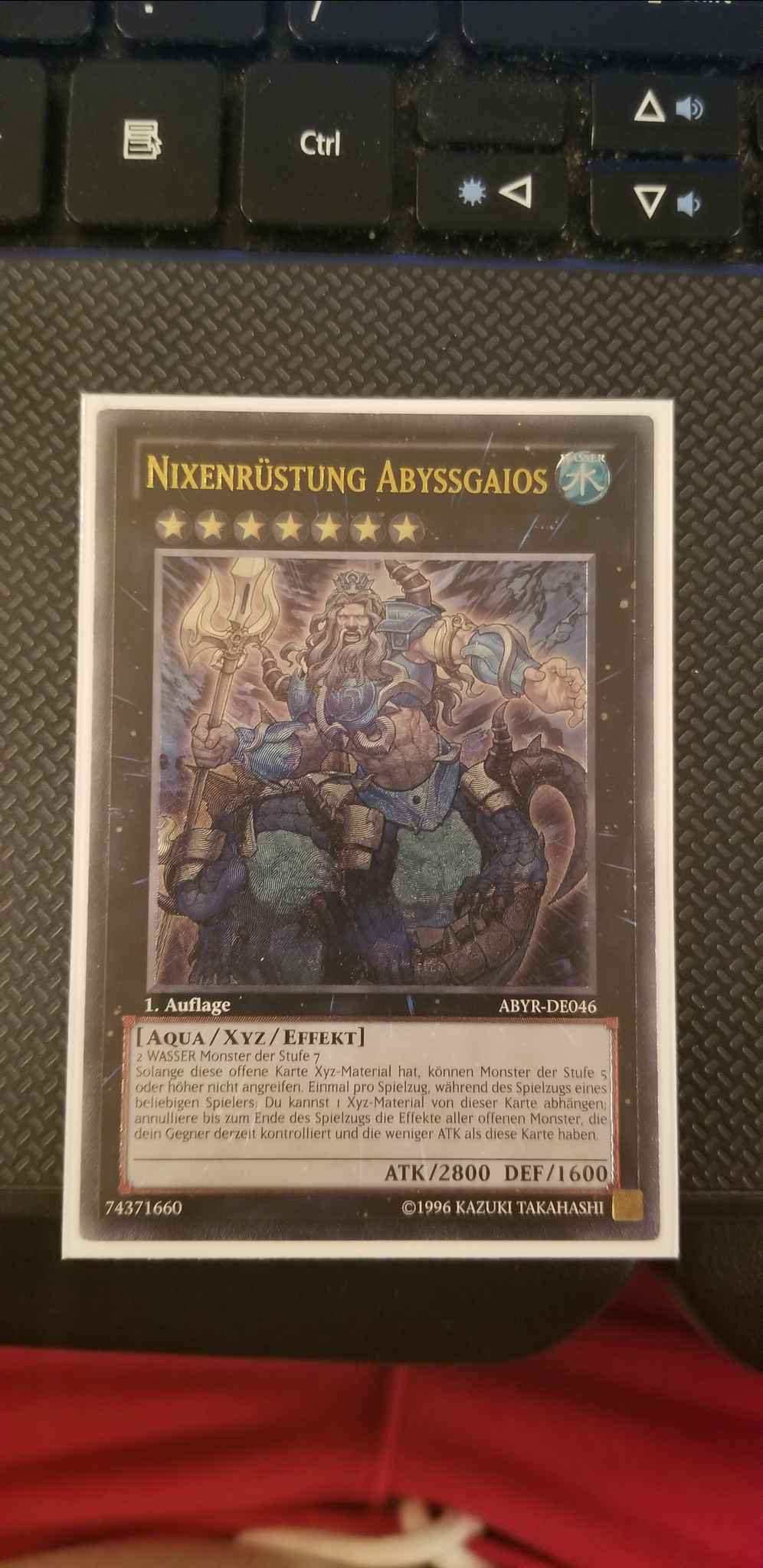 Ultimate Rare Nixenrüstung Abyssgaios ABYR-DE046 Near Mint! YUGIOH! 
