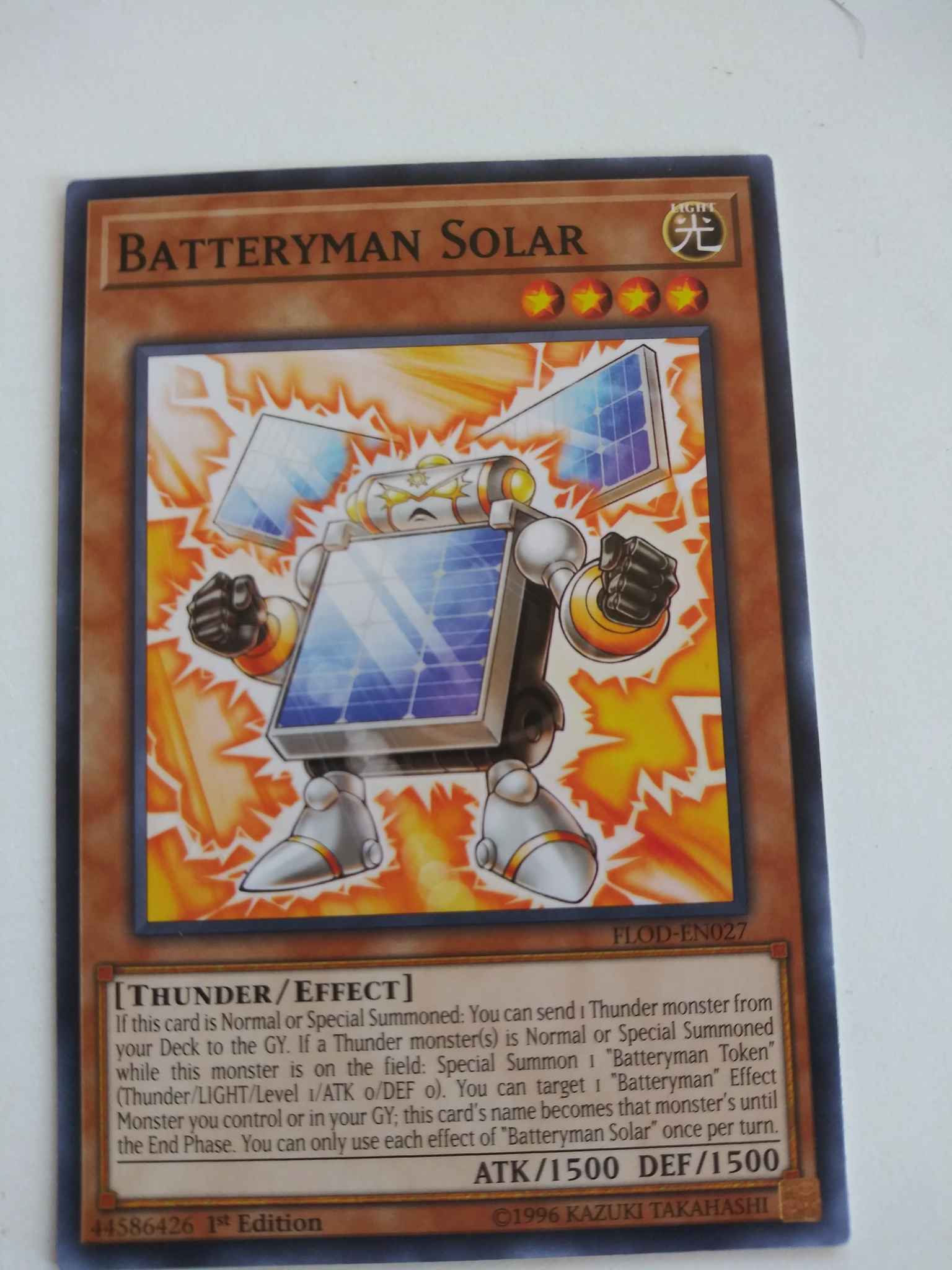 1st Edition Batteryman Solar FLOD-EN027 - Common 