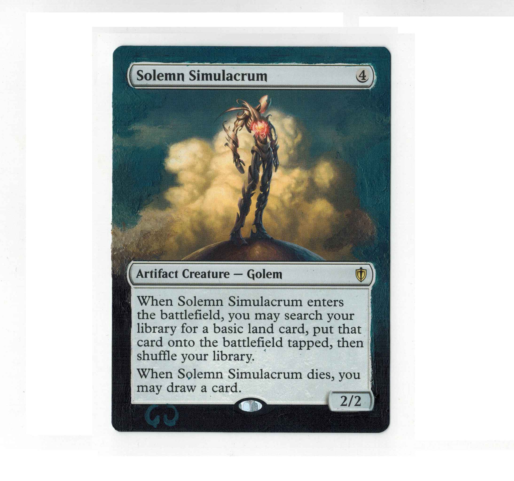 SOLEMN SIMULACRUM magicman-europe* *MtG Commander 2019 Rare 