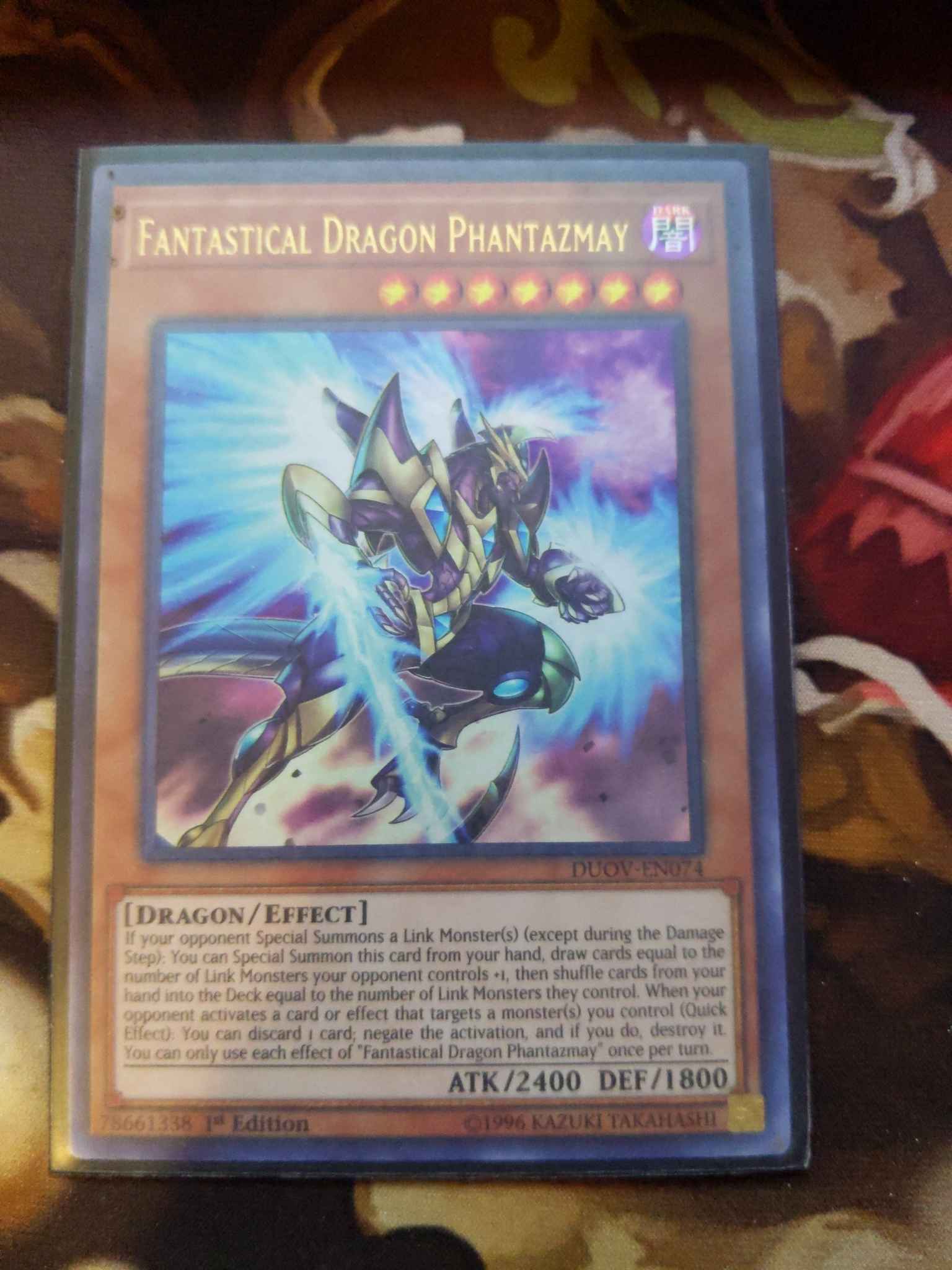 Yu-Gi-Oh Individual Trading Card Fantastical Dragon Phantazmay DUOV-EN074