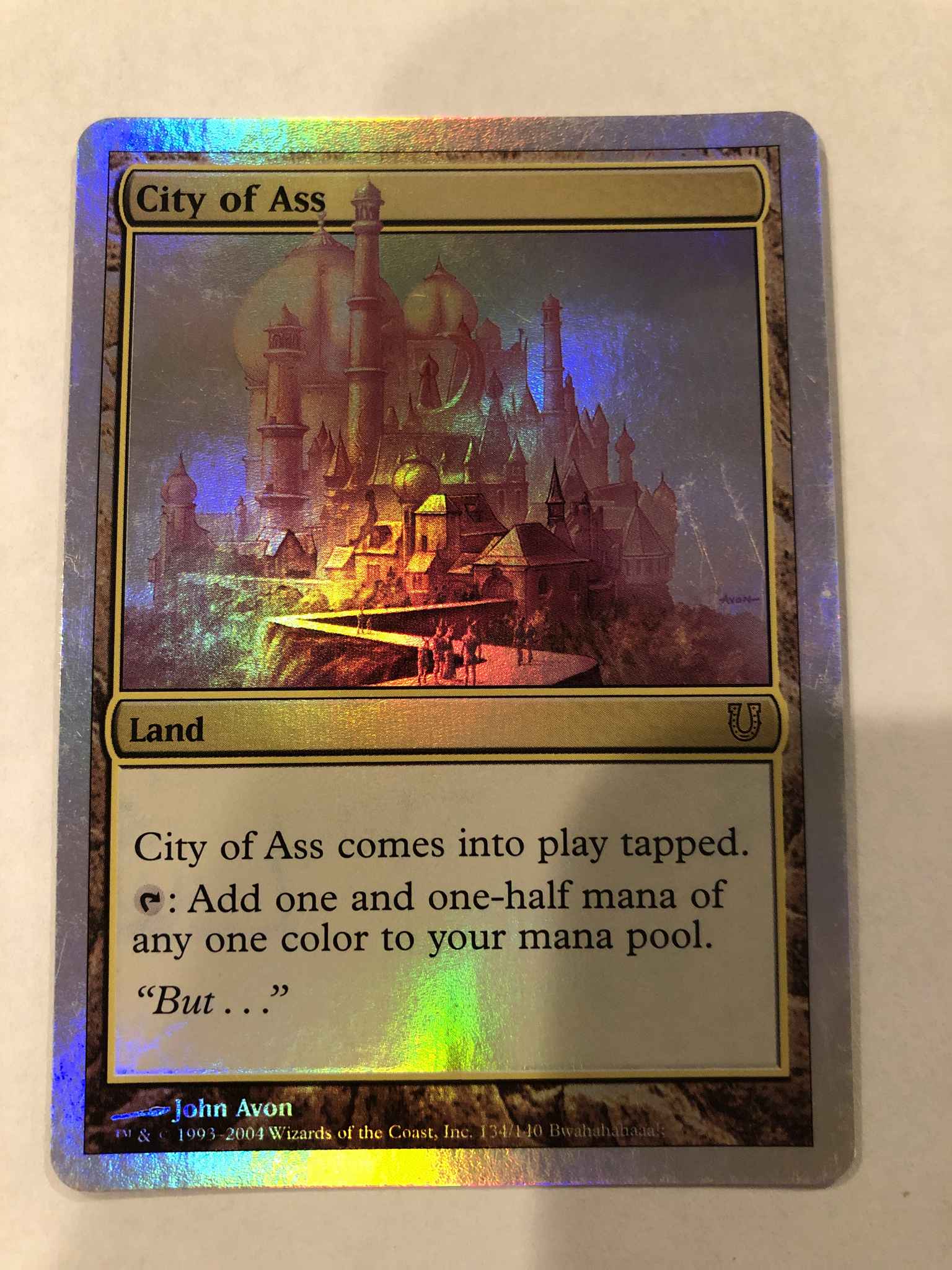 City of Ass : City of Ass - Unhinged - Magic: the Gathering