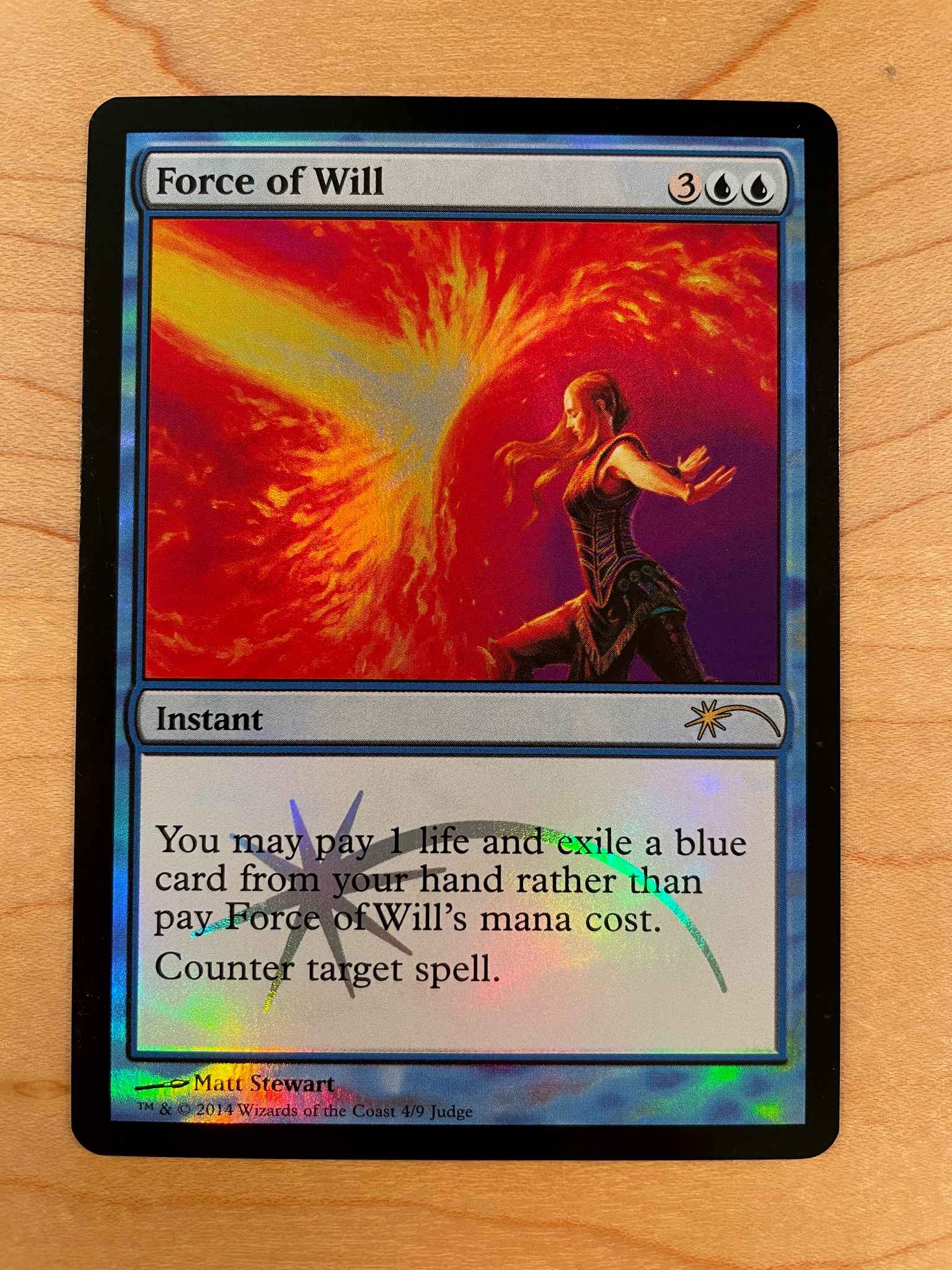 Judge Promo Foil Force Of Will Force Of Will Judge Promos Magic The Gathering Online Gaming Store For Cards Miniatures Singles Packs Booster Boxes