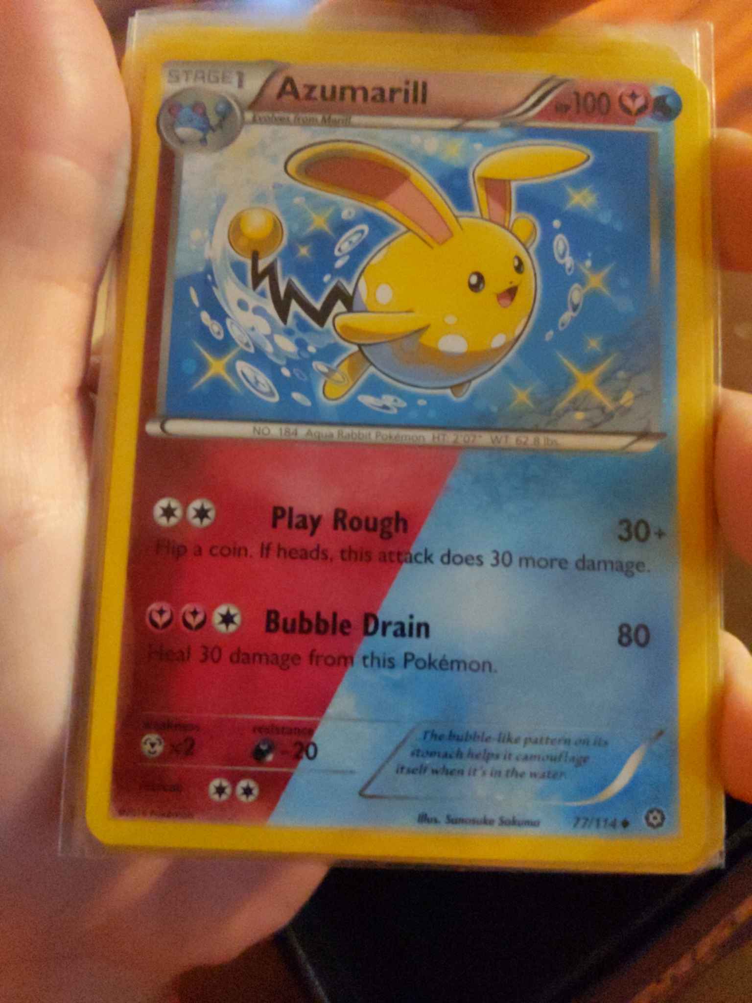 azumarill pokemon card