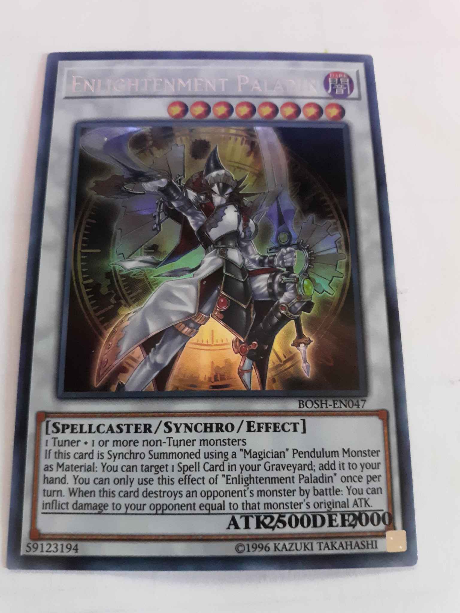 Enlightenment Paladin With Misprint Enlightenment Paladin Breakers Of Shadow Yugioh Online Gaming Store For Cards Miniatures Singles Packs Booster Boxes