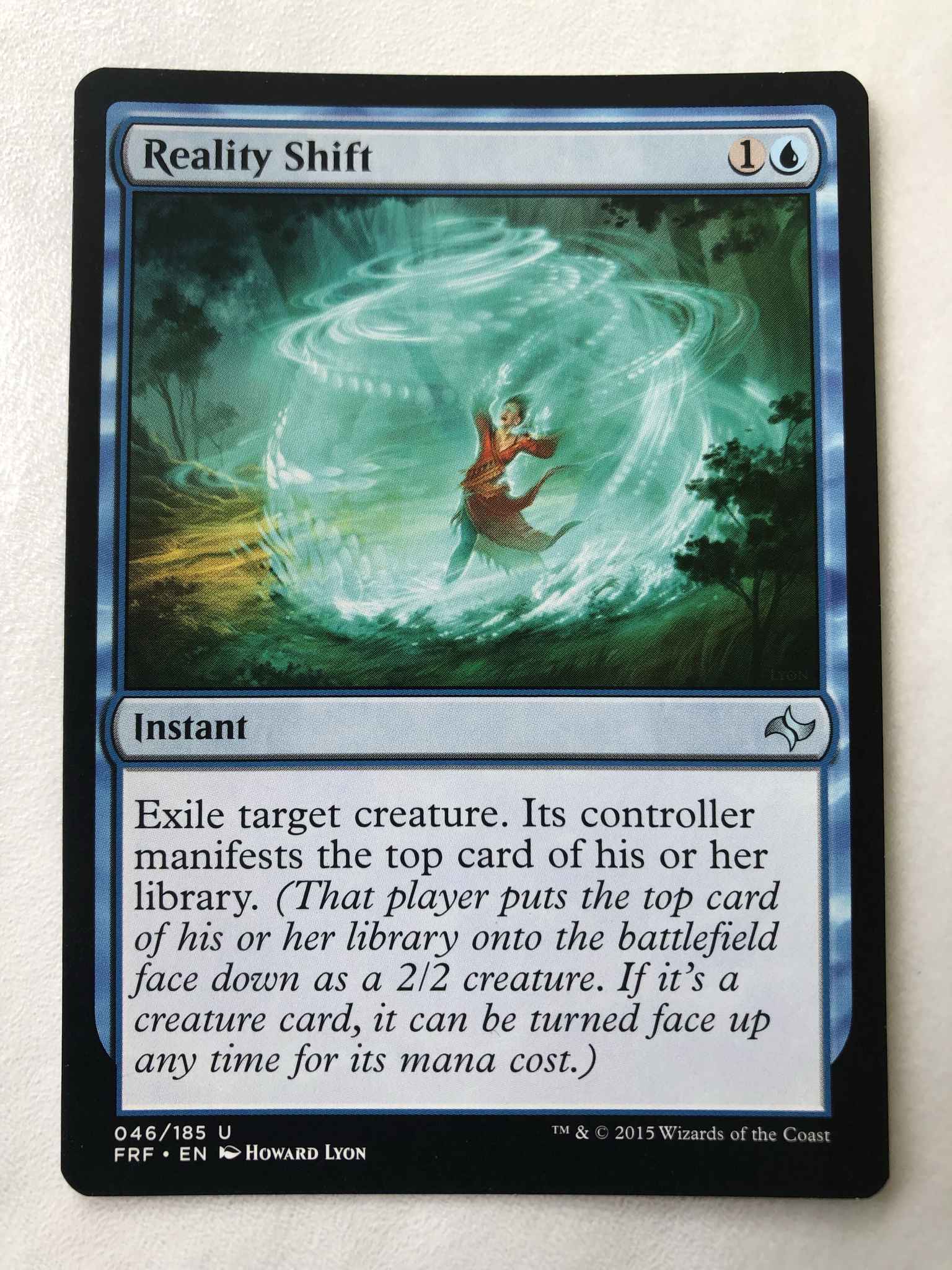 Toys Hobbies Reality Shift Fate Reforged Frf Blue Instant Mtg Magic The Gathering Tcg Card Magic The Gathering Cards Merchandise Collectible Card Games Accessories