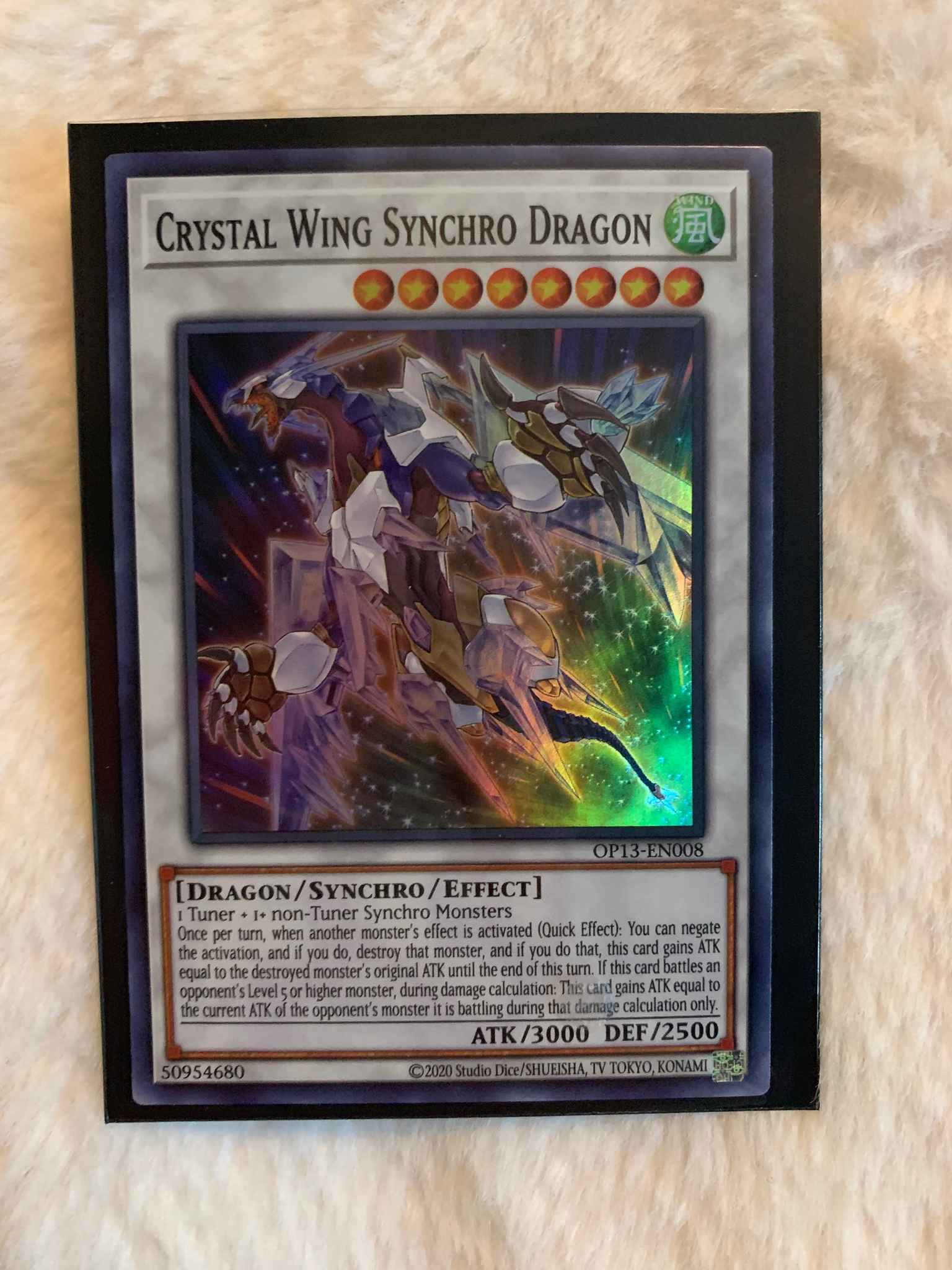Crystal Wing Synchro Dragon Ots Tournament Pack 13 Yugioh