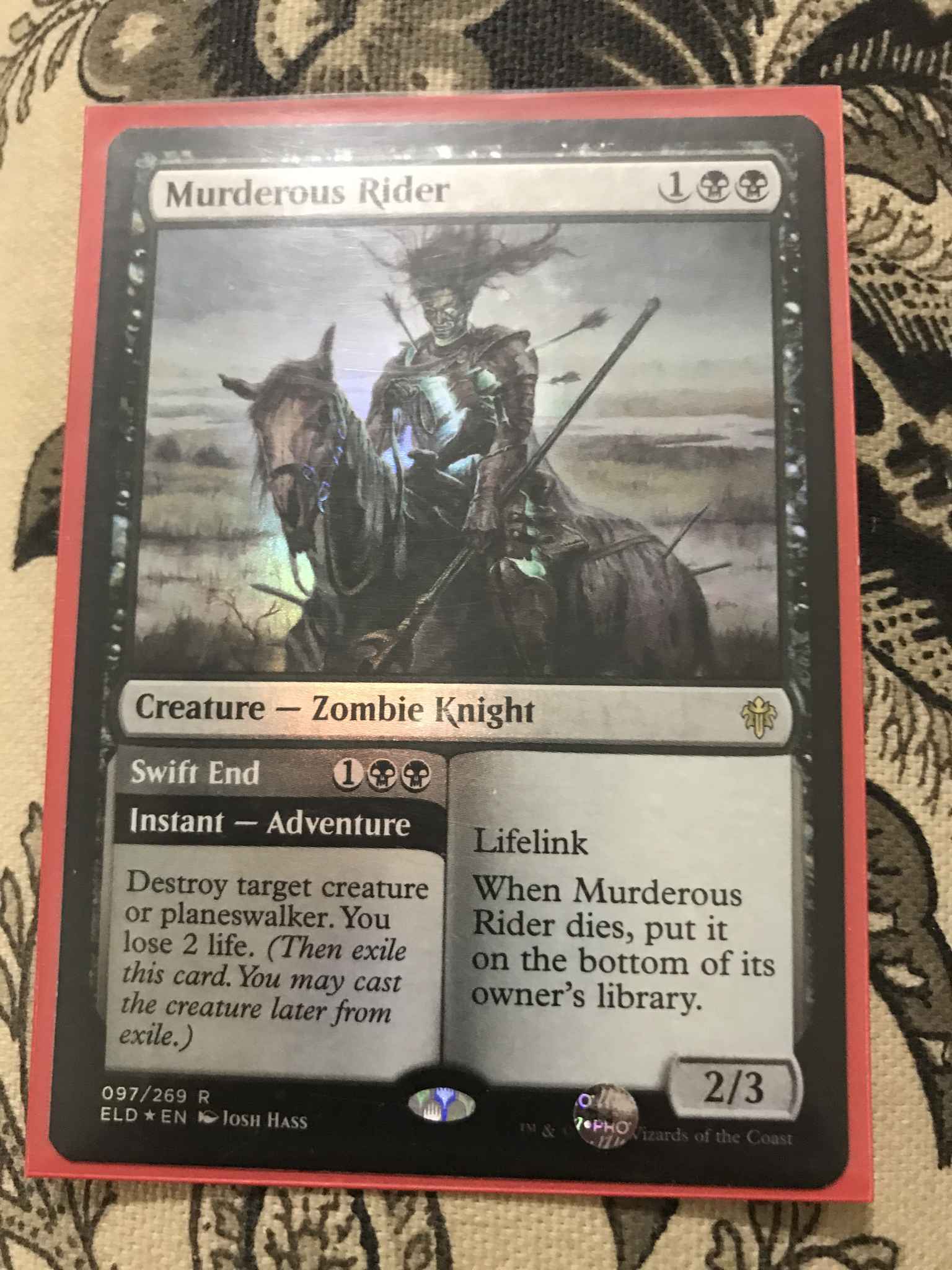 English Foil Abhorrent Overlord 4x NM-Mint Foil Theros magicmtg 