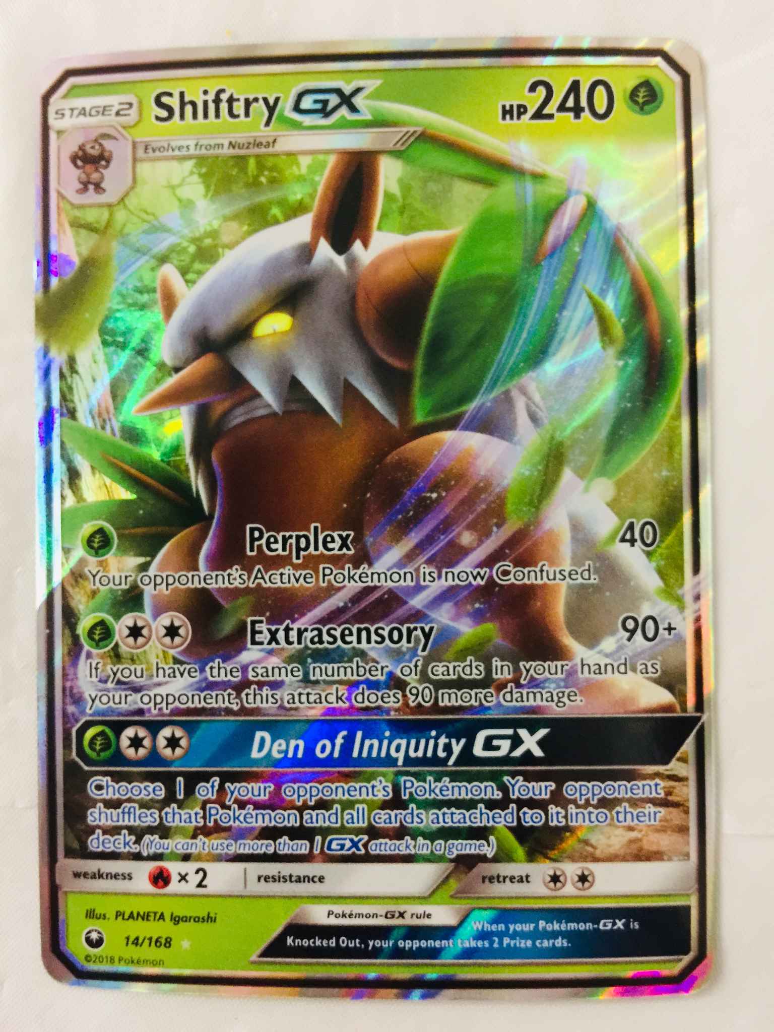 Shiftry Gx Shiftry Gx Sm Celestial Storm Pokemon Online