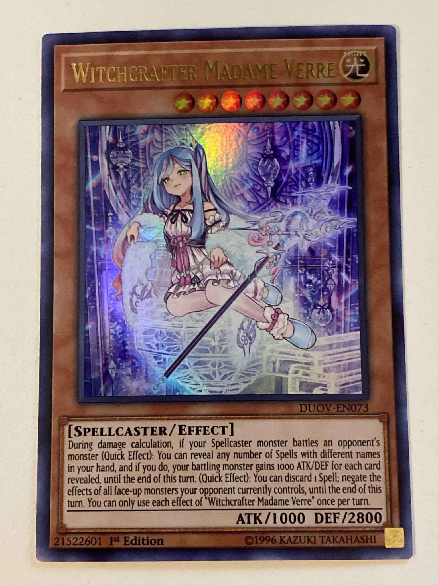 Witchcrafter Madame Verre MP20-EN224 Super Rare 1ST Edition NM Yu-Gi-Oh! 