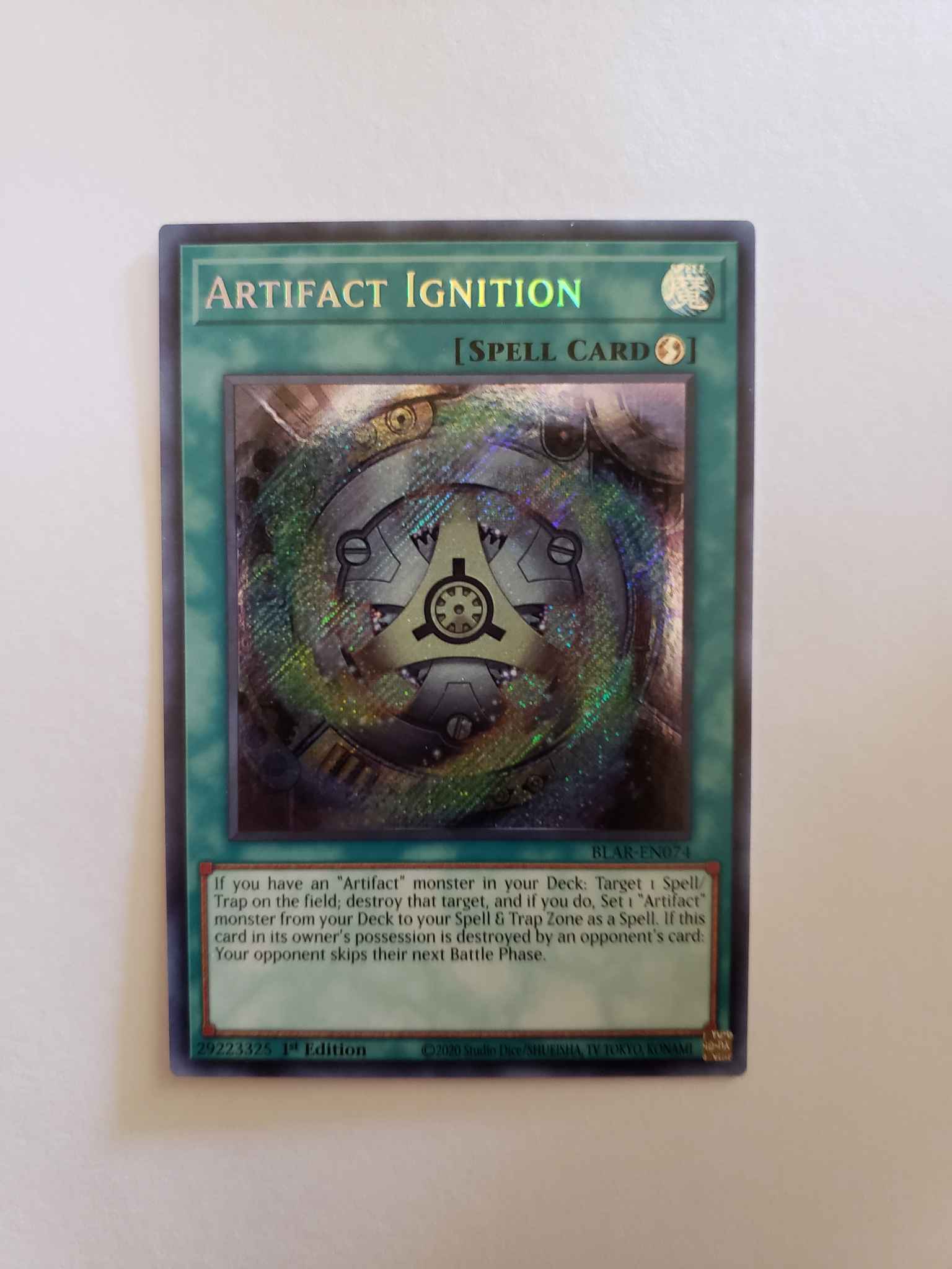 Artifact ignition Ultra YuGiOh Card PRIO-EN060 