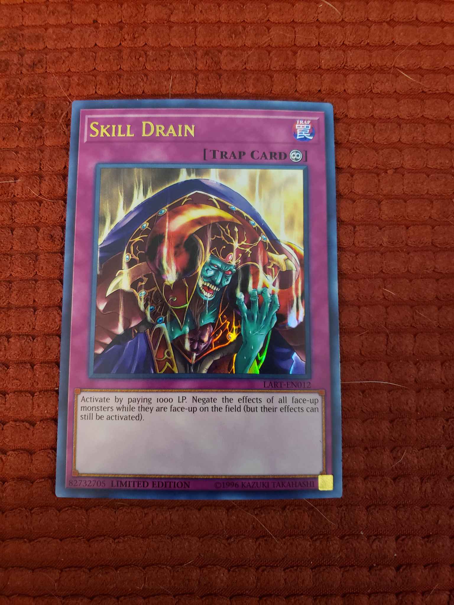 Skill Drain Lart En012 Ultra Rare Limited Edition Mnm Yugioh Individual Yu Gi Oh Cards Yu Gi 9816