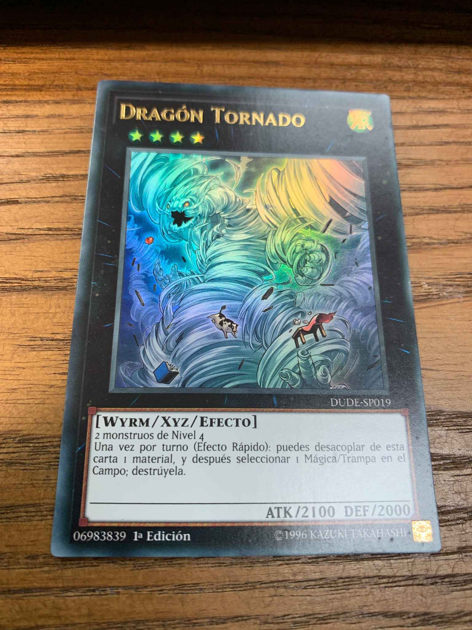 Yugioh Tornado Dragon Ultra Rare DUDE 1st Ed Near Mint SPANISH 