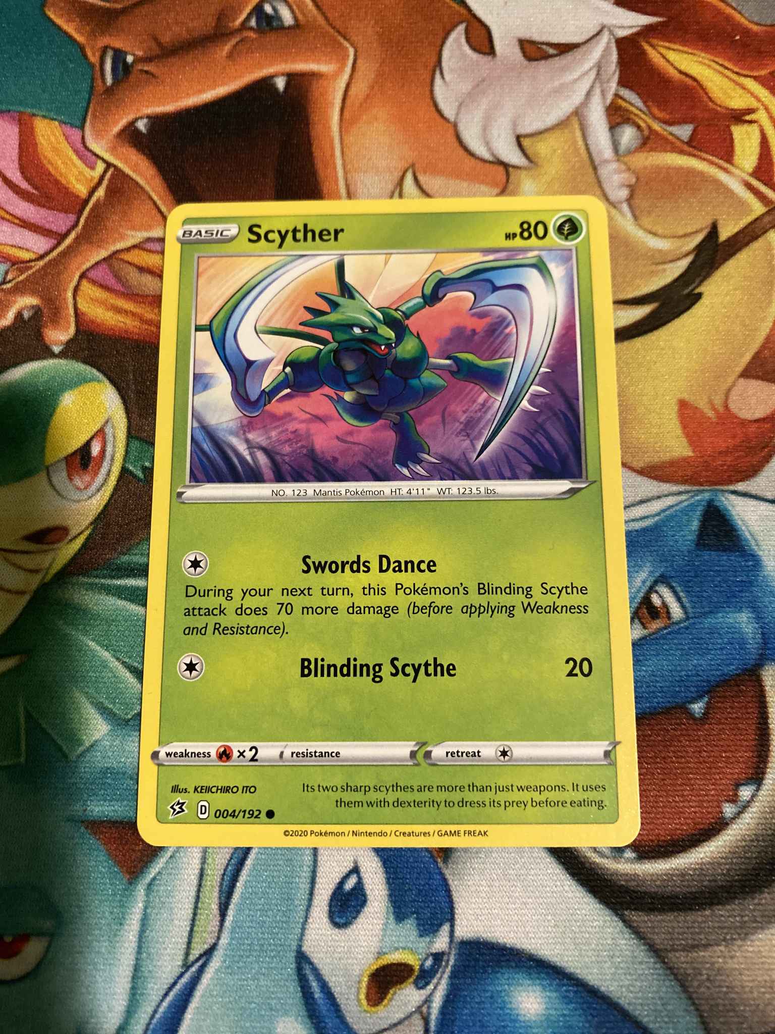 Scyther Scyther Swsh02 Rebel Clash Pokemon Online Gaming Store For Cards Miniatures Singles Packs Booster Boxes