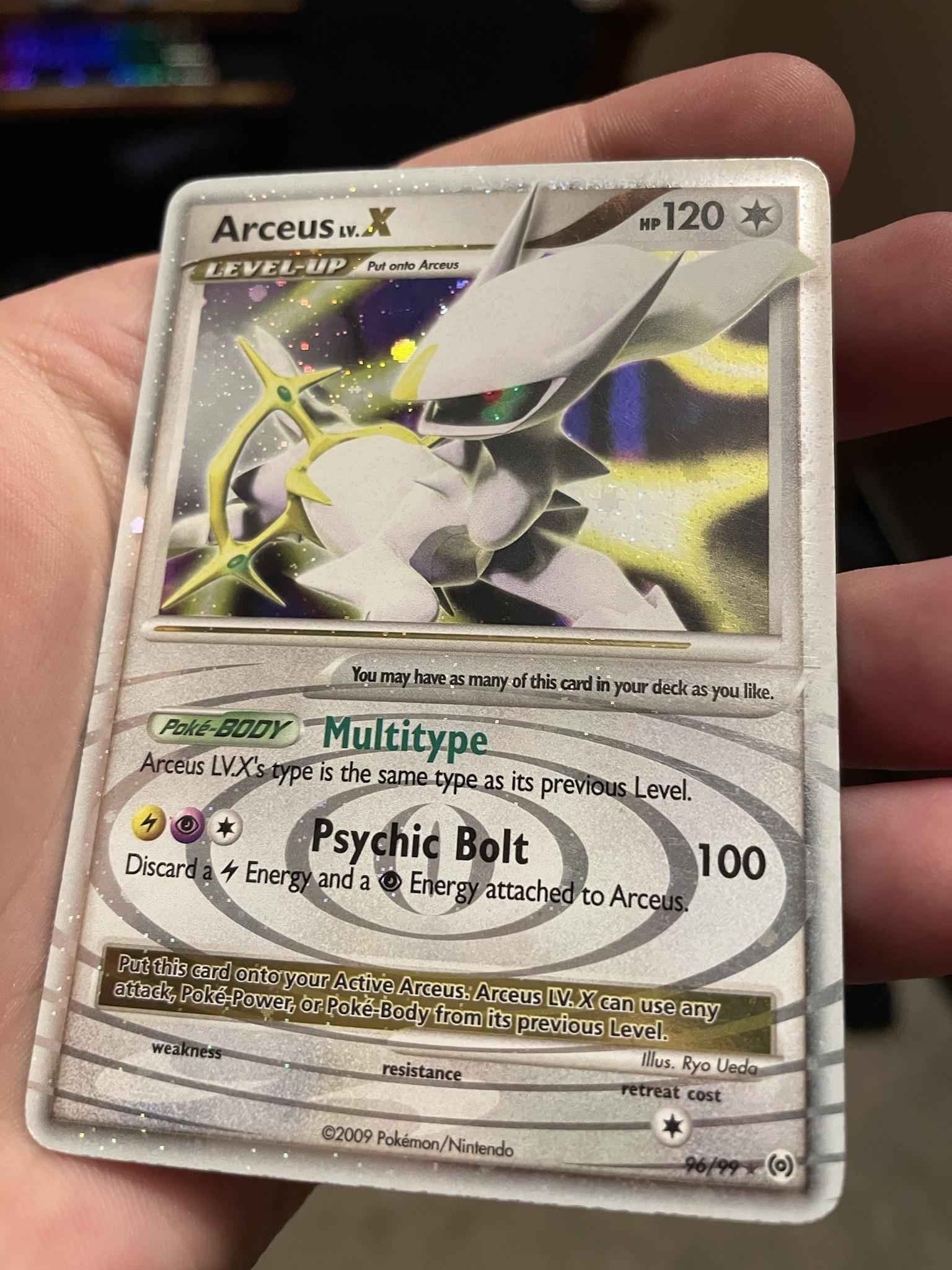 Arceus Lv X Arceus Lv X 96 Arceus Pokemon