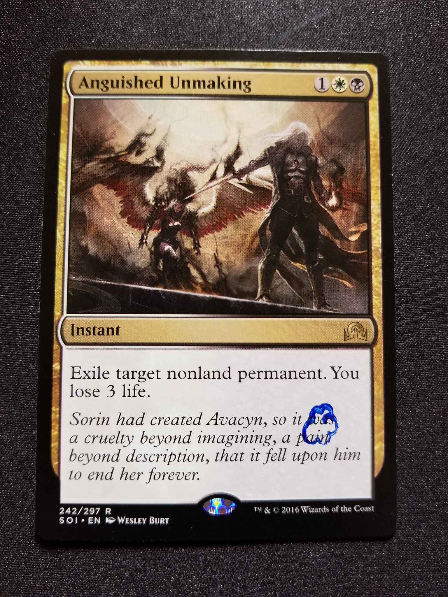 Tournament Stamped Anguished Unmaking Shadows Over Innistrad Magic The Gathering