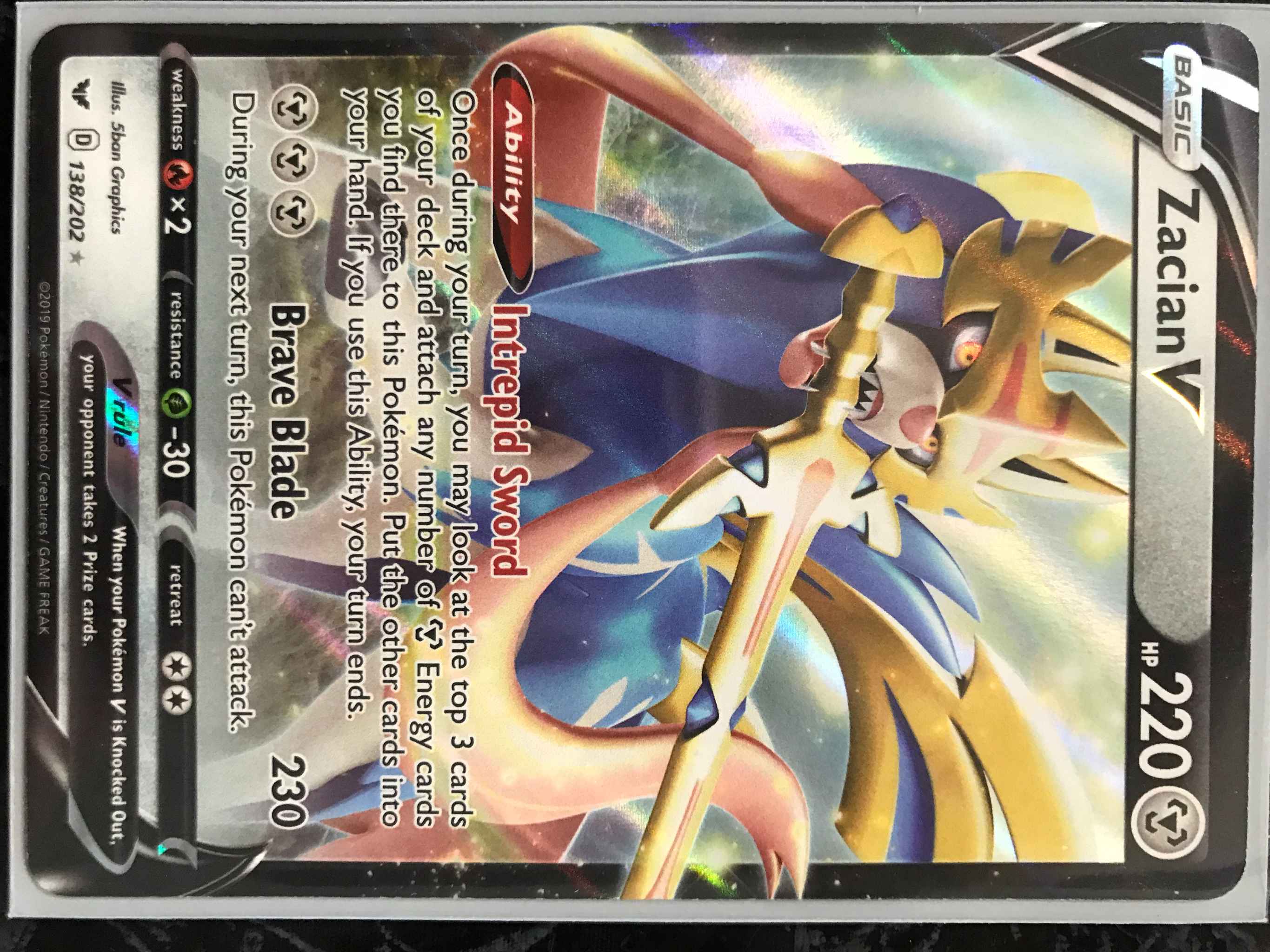 Collectible Card Games Zacian V Base Set Ultra Rare Nm Pokemon Sword Shield 1x 138 2 Woodlandssuites Com