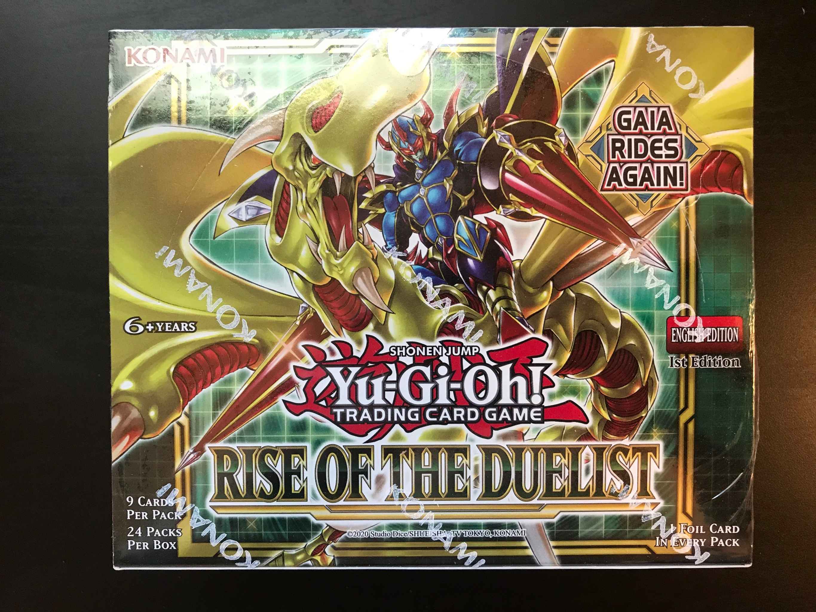 Yu Gi Oh Sealed Booster Packs Rise Of The Duelist Booster Box 1st