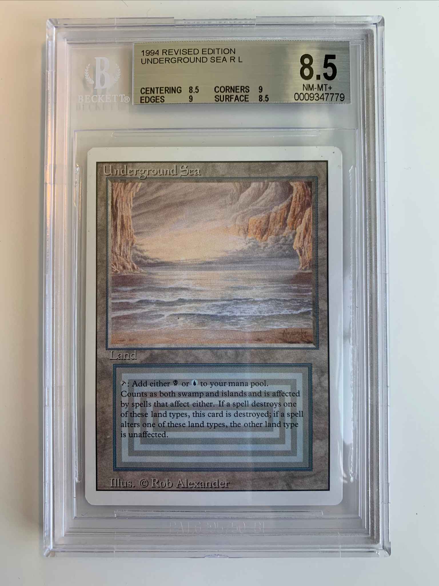 人気のファッションブランド！ 【BGS 9】MTG 8.5】MTG Island アルファ