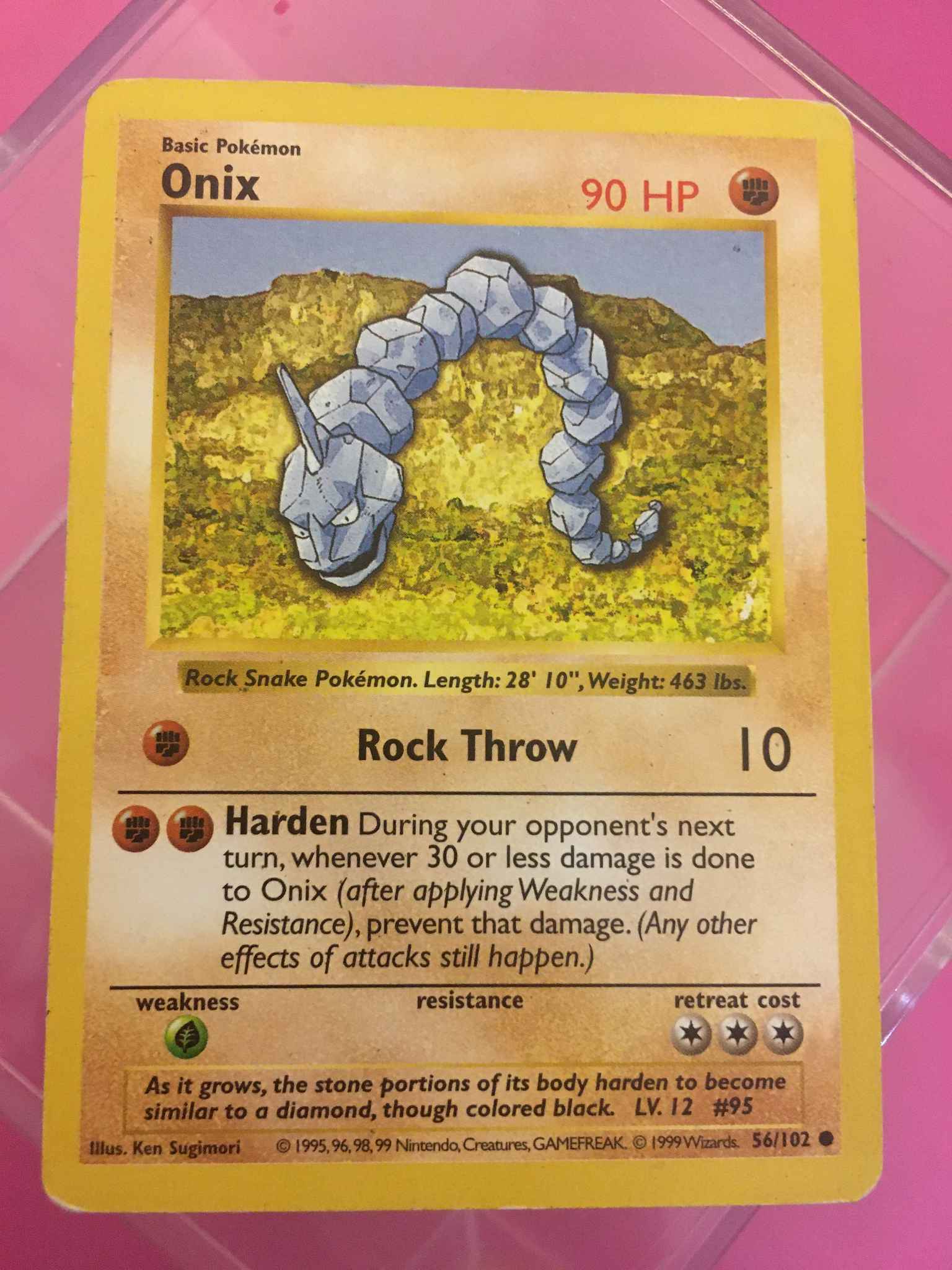 Onix Onix Base Set Shadowless Pokemon Online Gaming Store For Cards Miniatures Singles Packs Booster Boxes