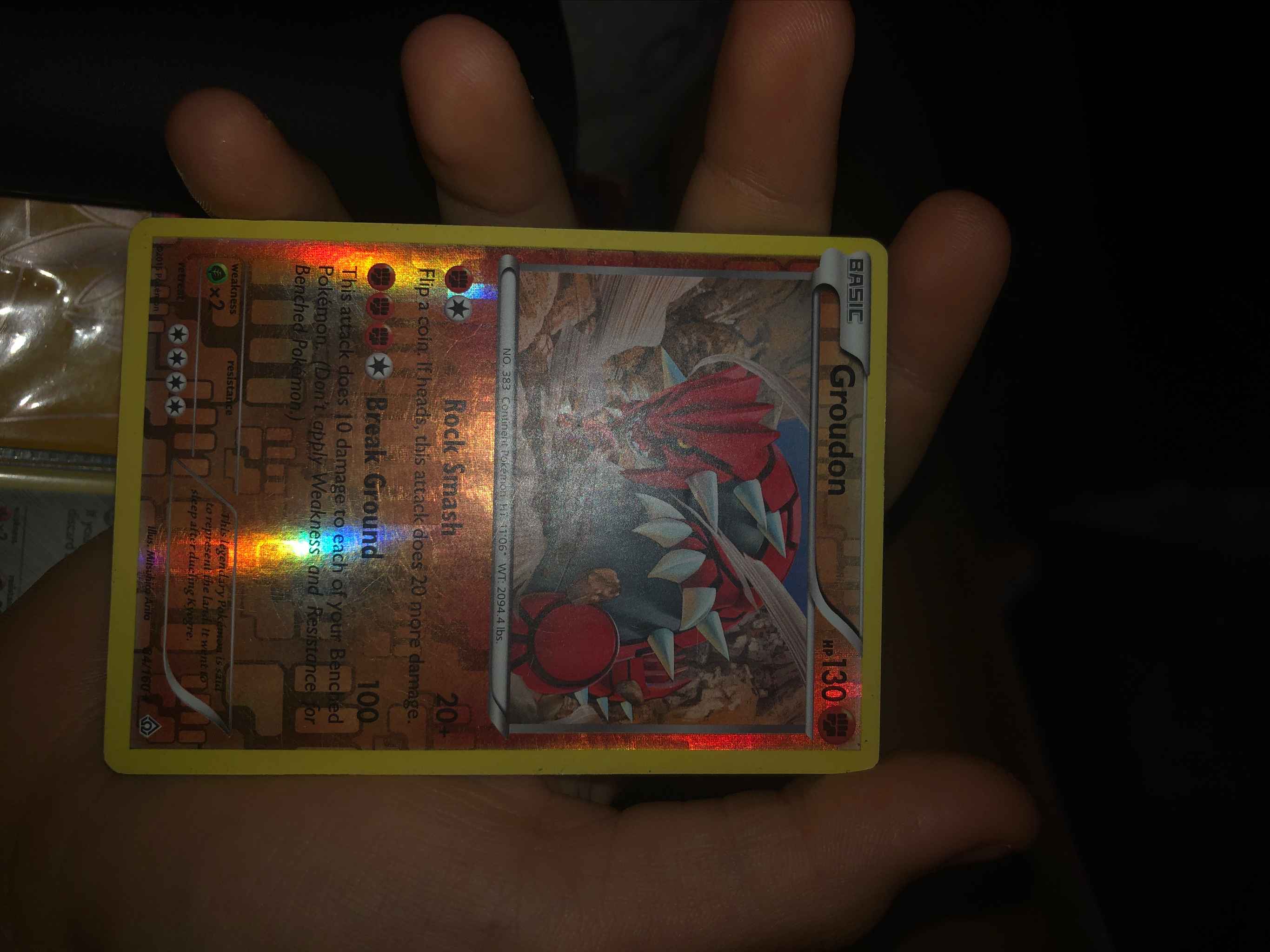 Groudon Groudon Xy52 Xy Black Star Promo Jumbo Cards Pokemon