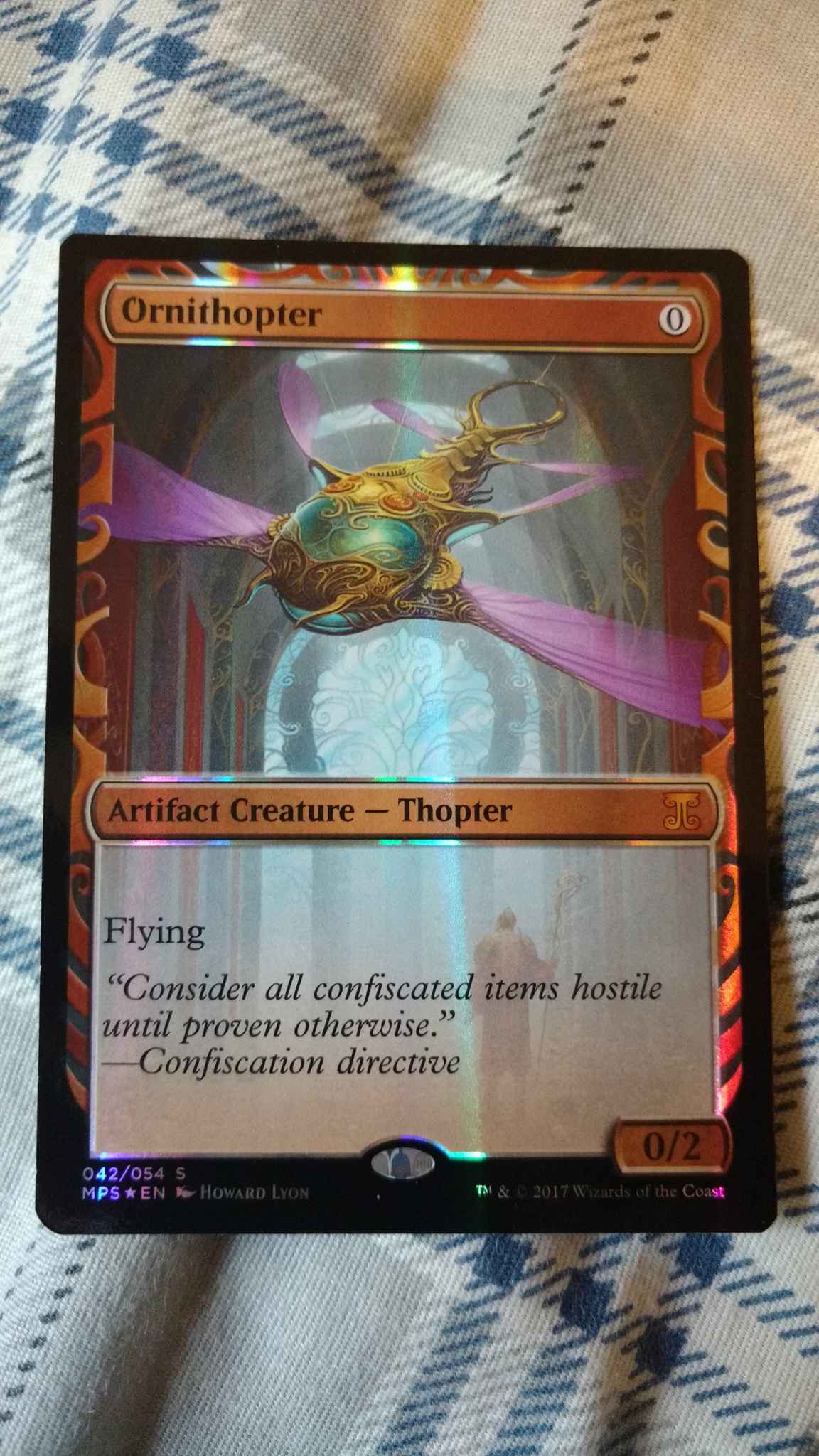 Magic The Gathering ~ 1x Ornithopter ~ REVISED ~ M/NM 